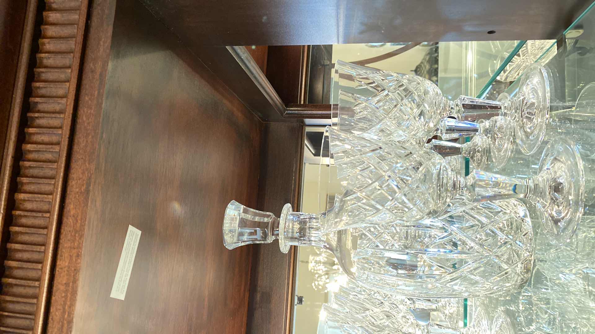 Photo 4 of CRYSTAL DECANTER AND 8 GLASSES