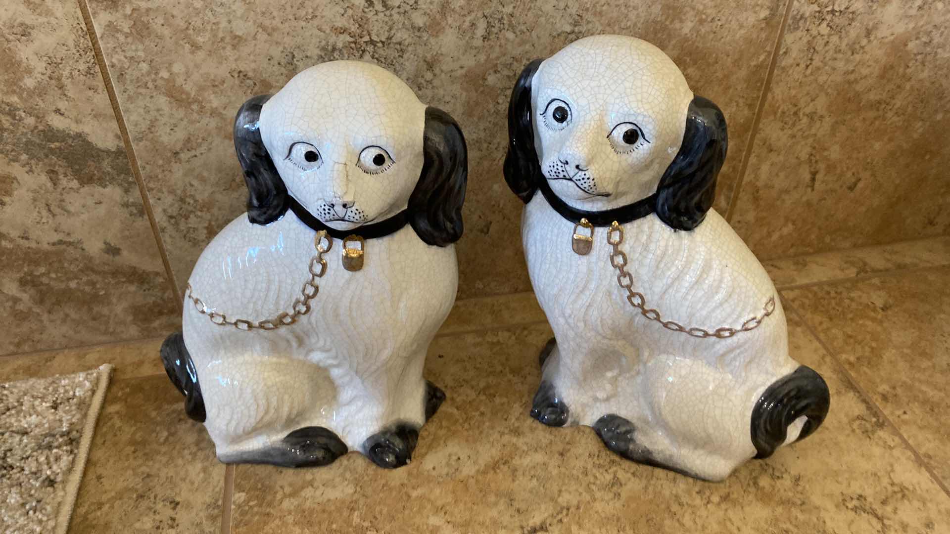 Photo 6 of PAIR OF DOG STATUES 9“ x 12“