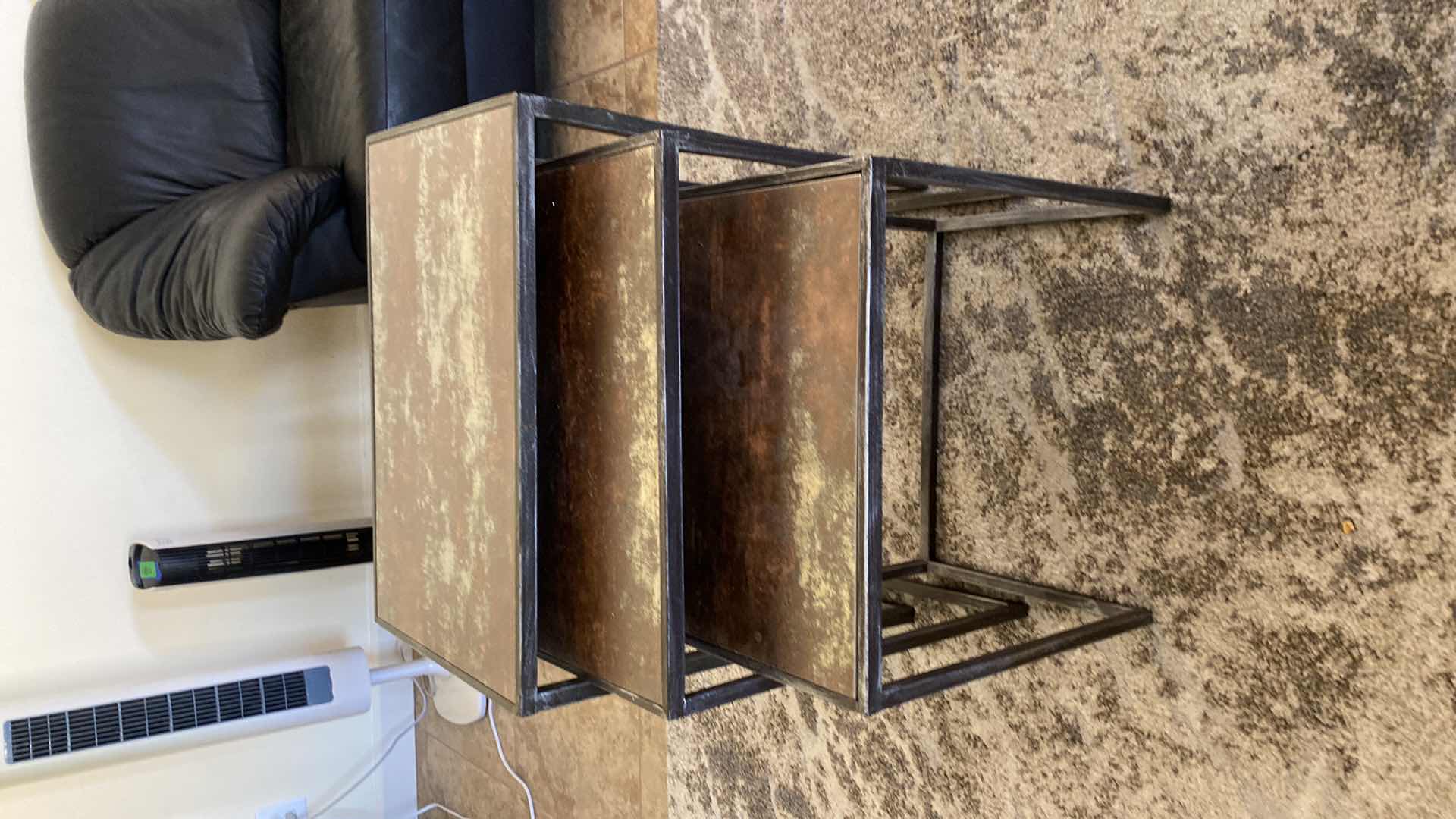 Photo 5 of 3 NESTING END TABLES FAMILY ROOM LARGEST 24 1/2” x 16” H 24”