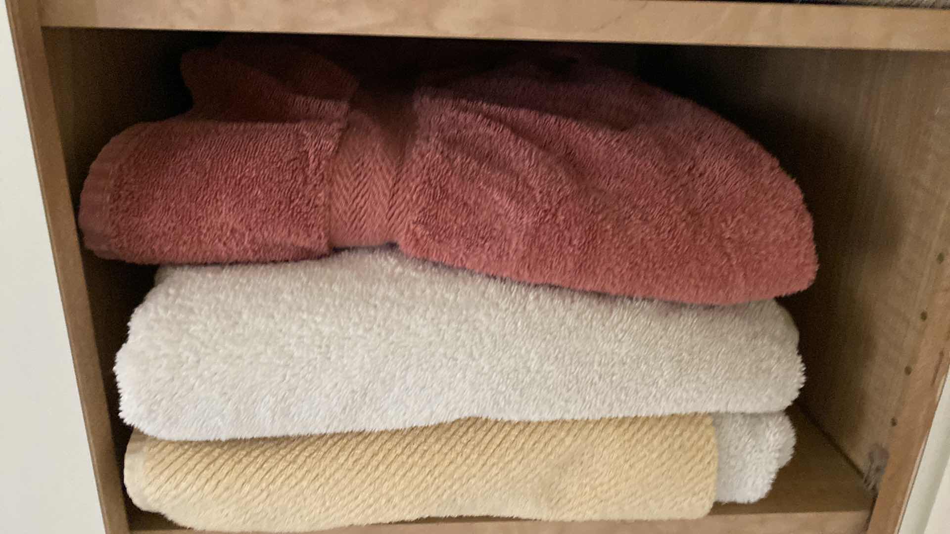 Photo 4 of CONTENTS DOWNSTAIRS LINEN CABINET TOWELS QUEEN BEDDING HEATING PADS