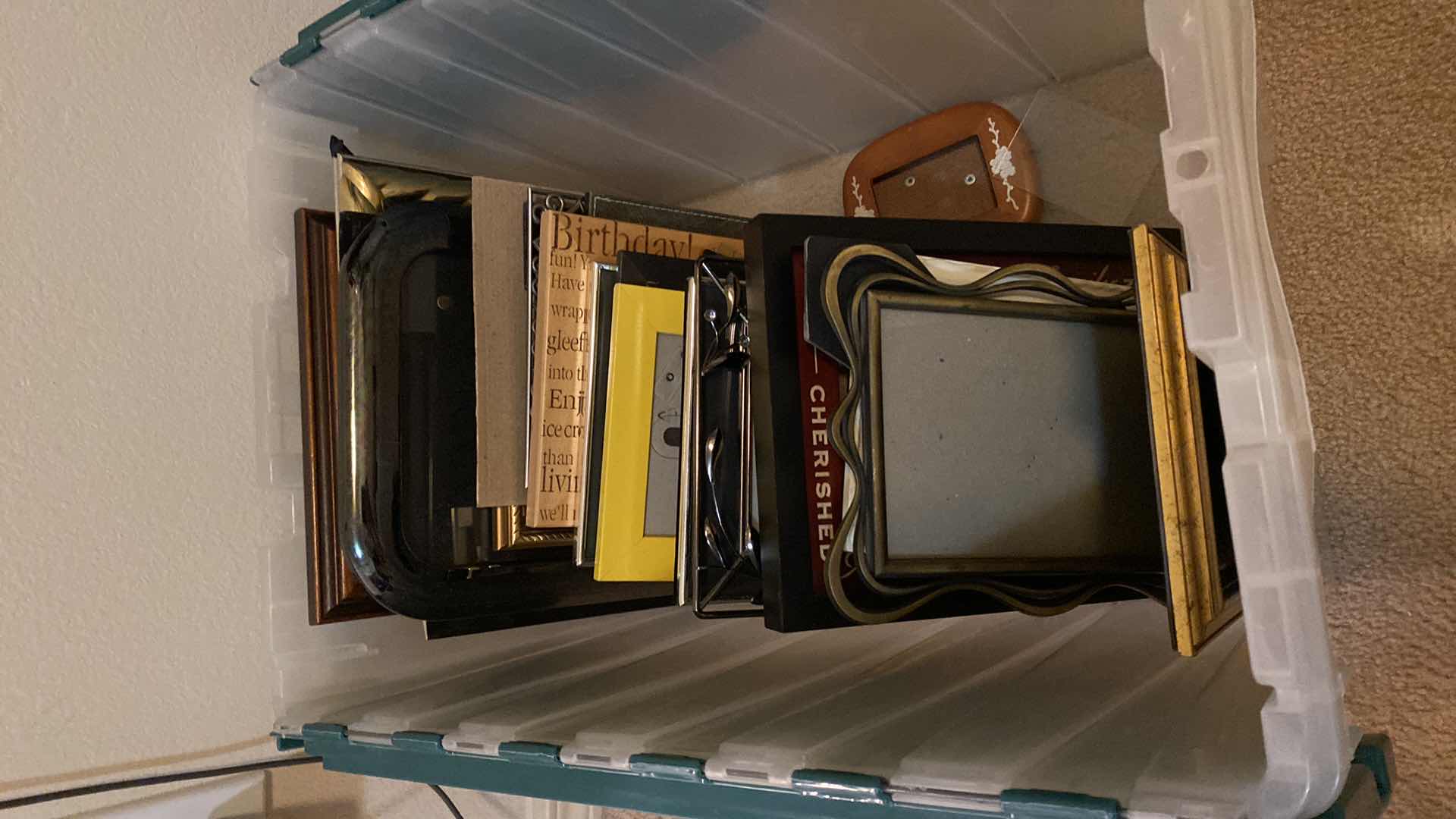 Photo 4 of TOTE OF ASSORTED PICTURE FRAMES