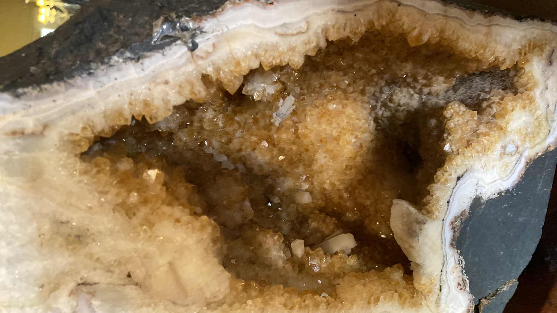Photo 7 of CITRINE CRYSTAL CATHEDRAL GEODE 9“ x 17“ $1500