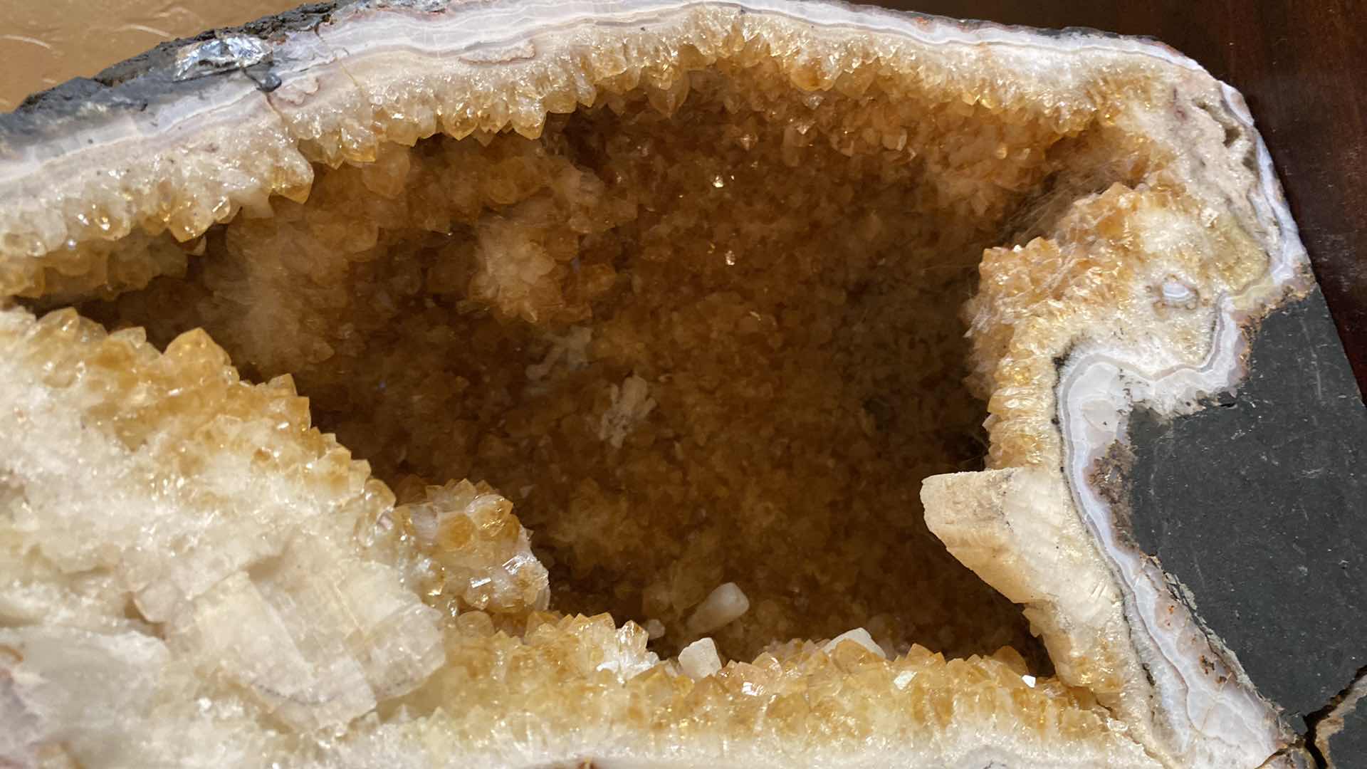 Photo 3 of CITRINE CRYSTAL CATHEDRAL GEODE 9“ x 17“ $1500