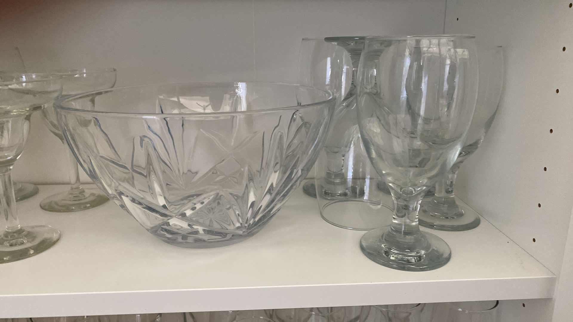 Photo 3 of 2-SHELFS STEMWARE AND GLASSWARE WITH A BOWL