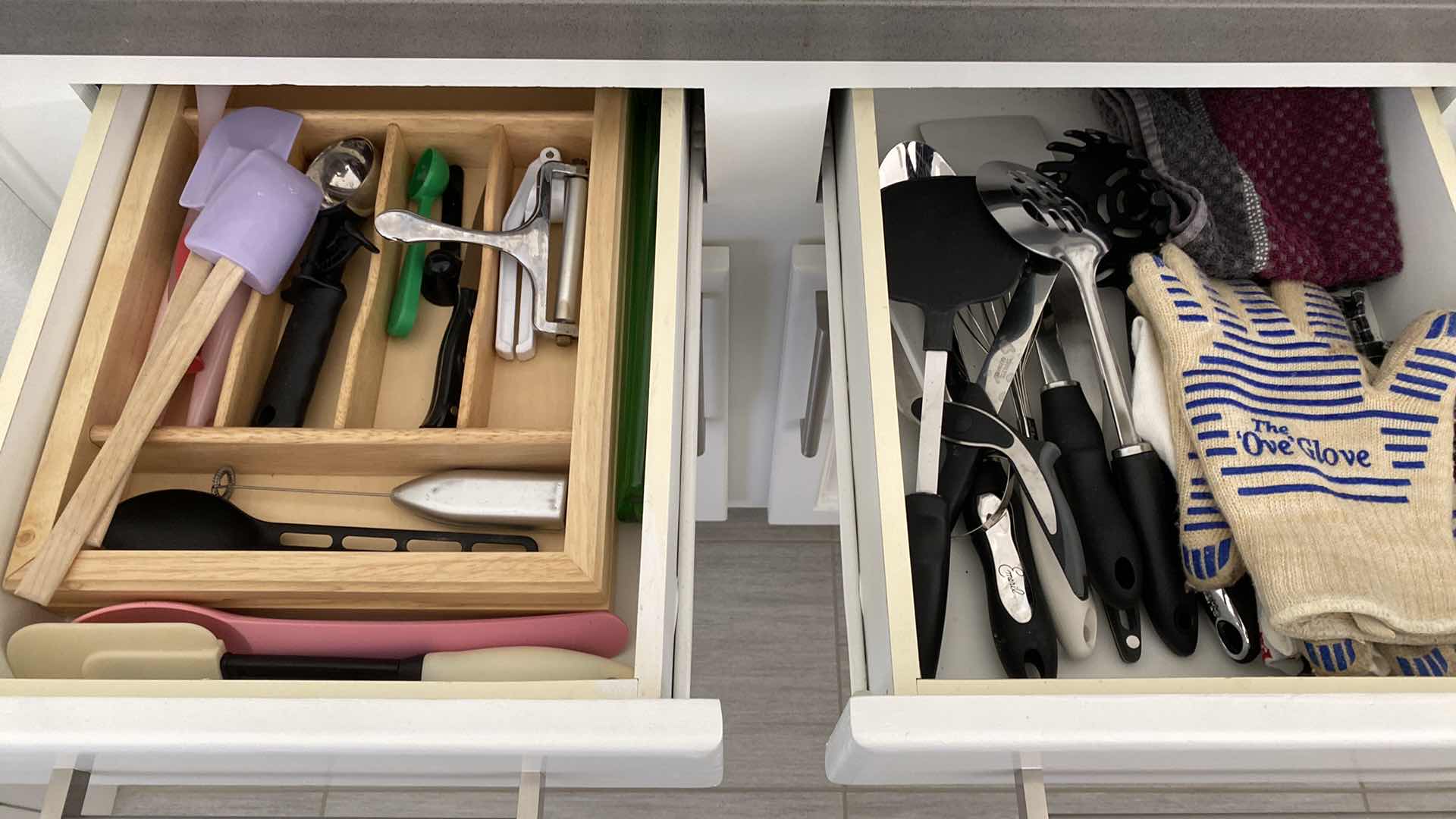 Photo 1 of 2-DRAWERS IN KITCHEN COOKING TOOLS