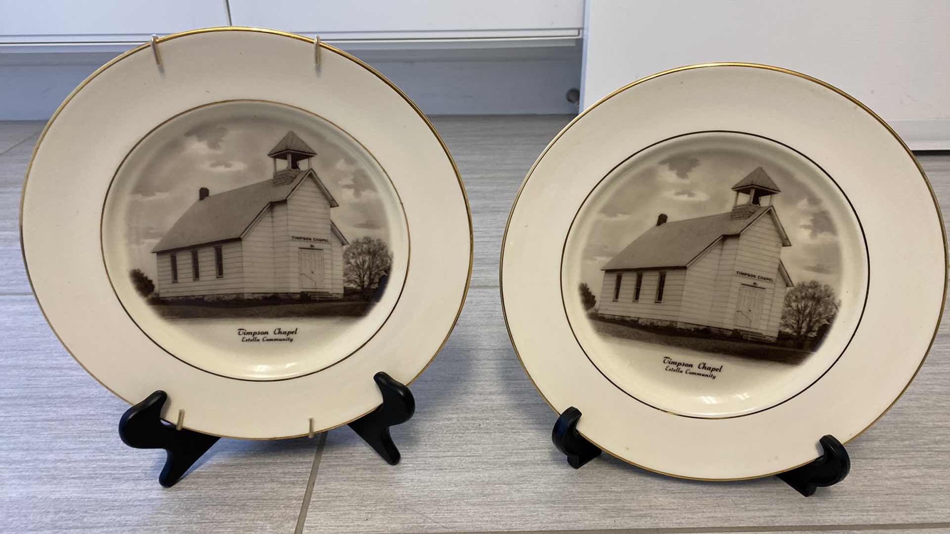 Photo 2 of TIMPSON CHAPEL COLLECTIBLE PLATES AND MORE 10”
