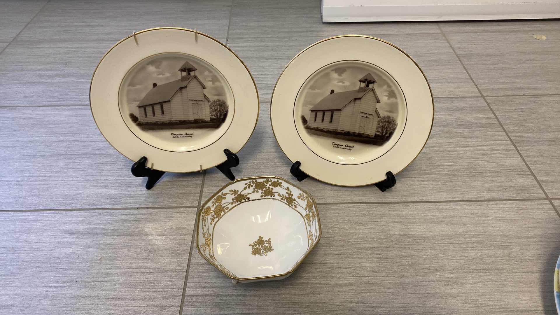 Photo 1 of TIMPSON CHAPEL COLLECTIBLE PLATES AND MORE 10”