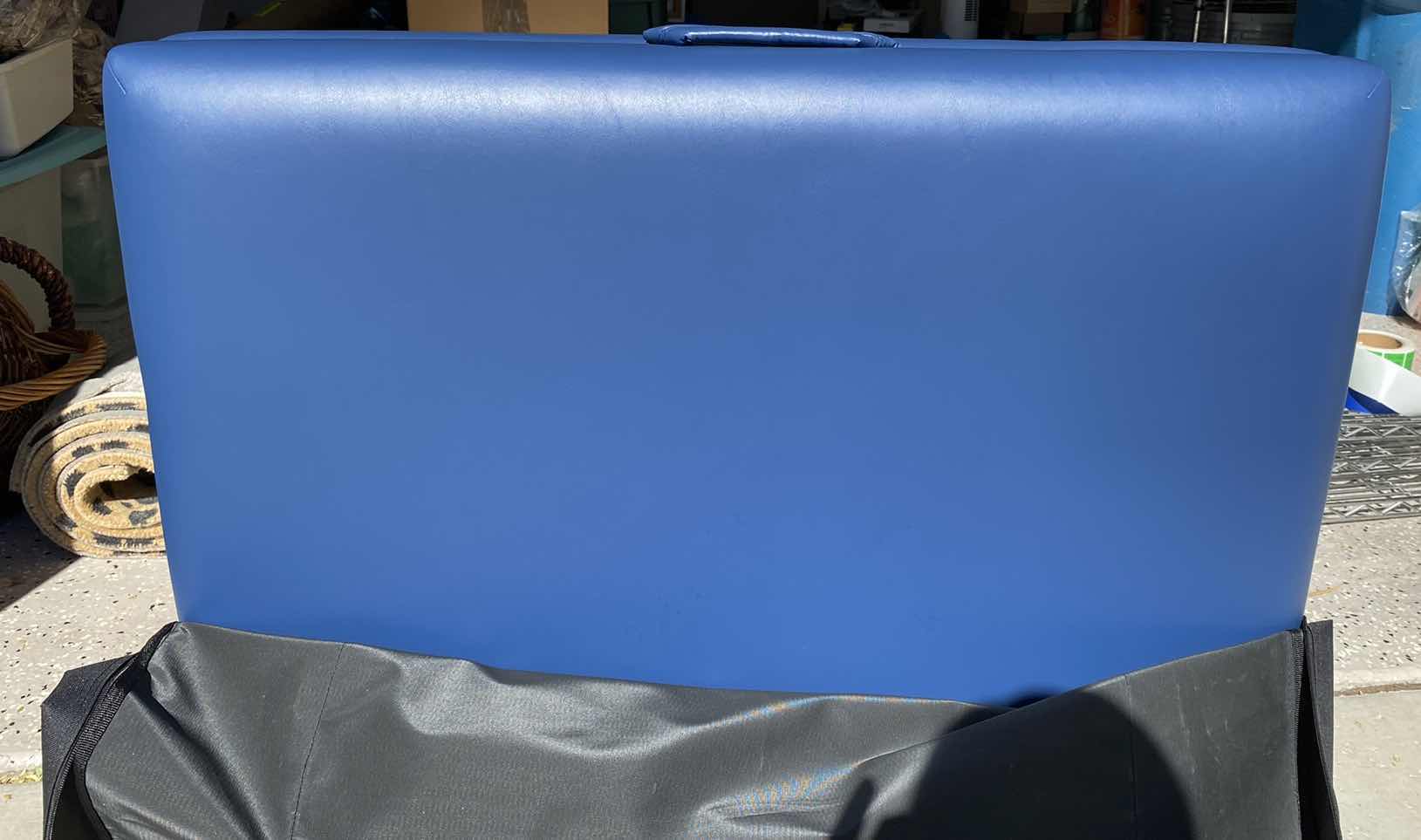 Photo 1 of BLUE MASSAGE TABLE IN BAG