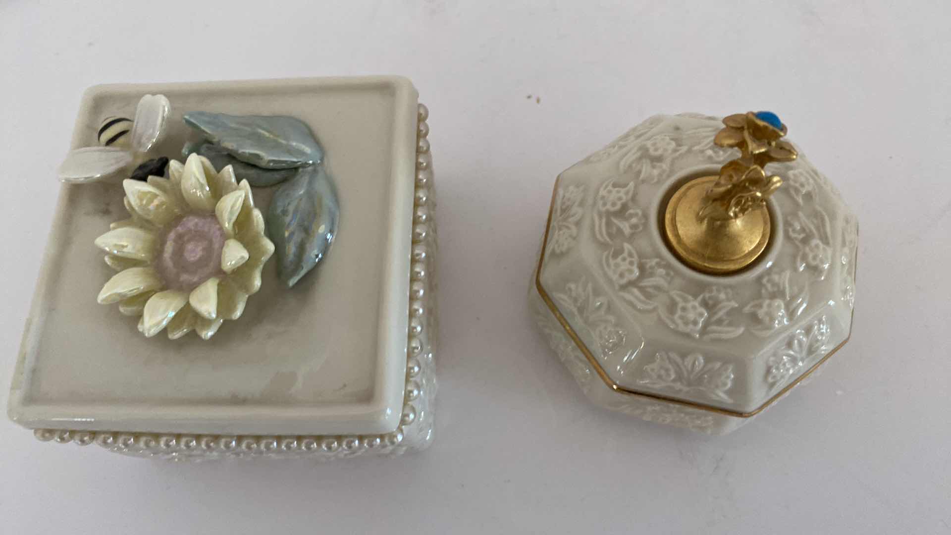 Photo 3 of LENOX DECOR BOX AND DECEMBER BIRTHSTONE TRINKET BOX