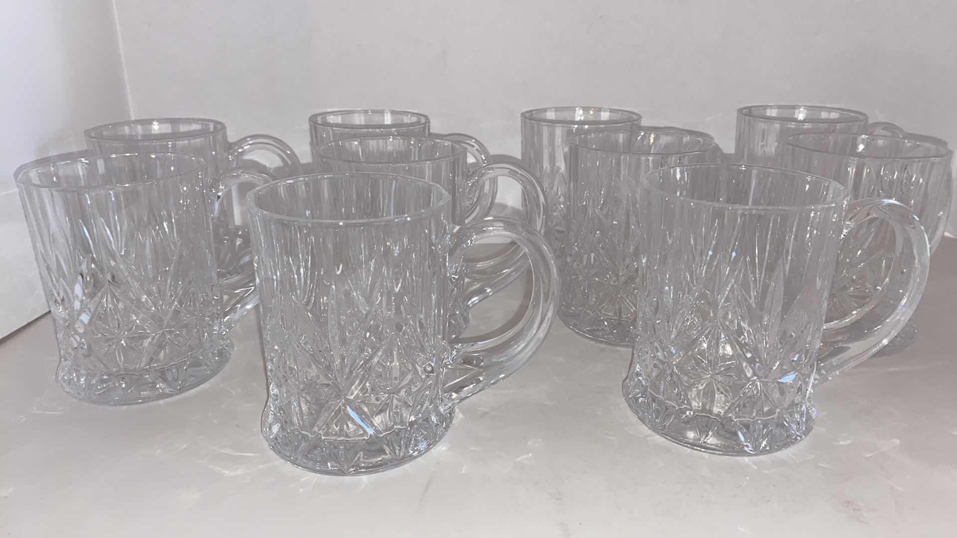 Photo 1 of 10 CRYSTAL CUT MUGS