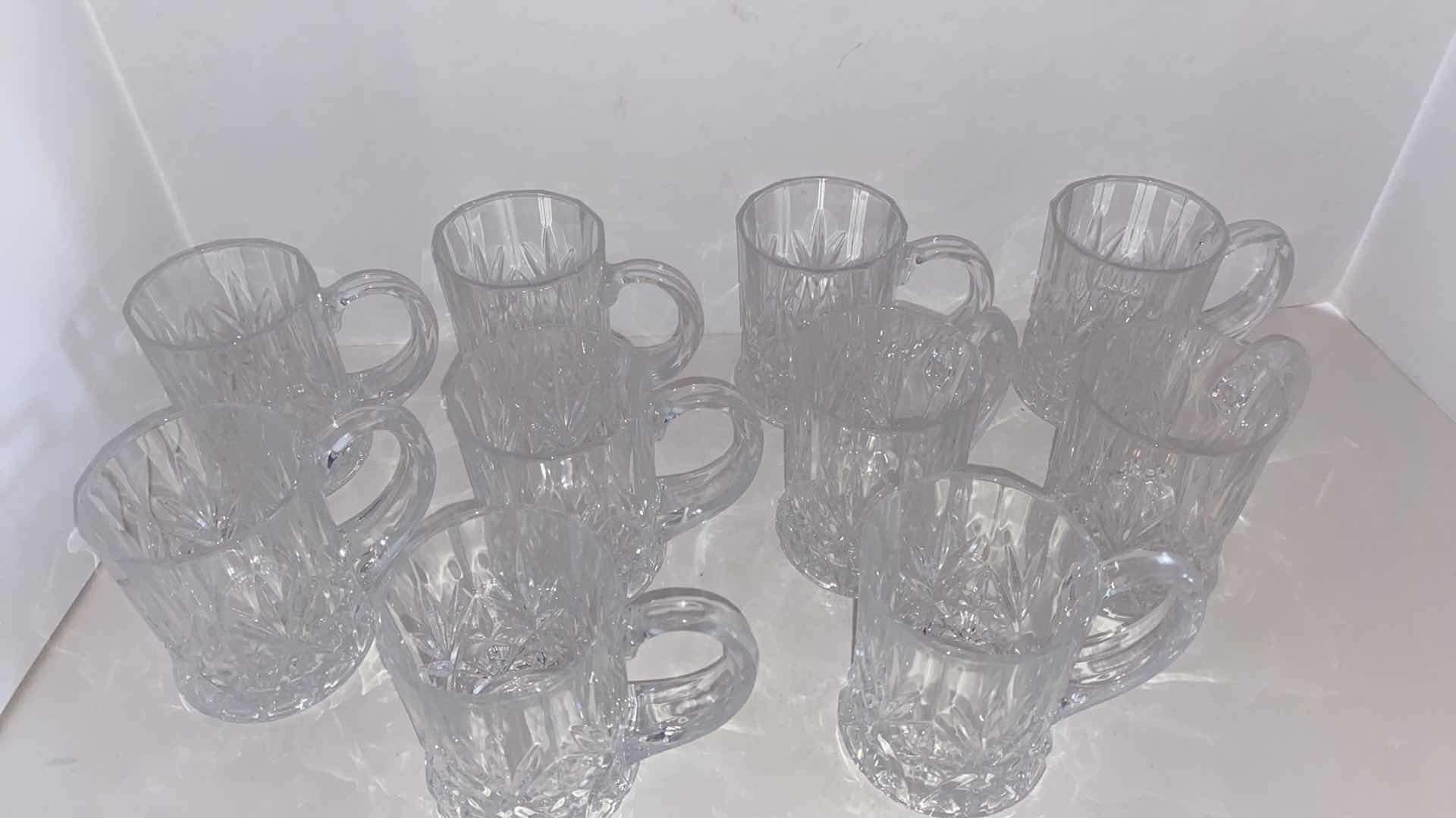 Photo 2 of 10 CRYSTAL CUT MUGS