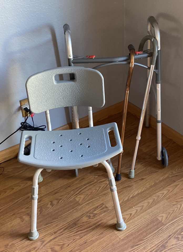 Photo 1 of HOME HEALTH AIDS SHOWER CHAIR WALKER AND CANES