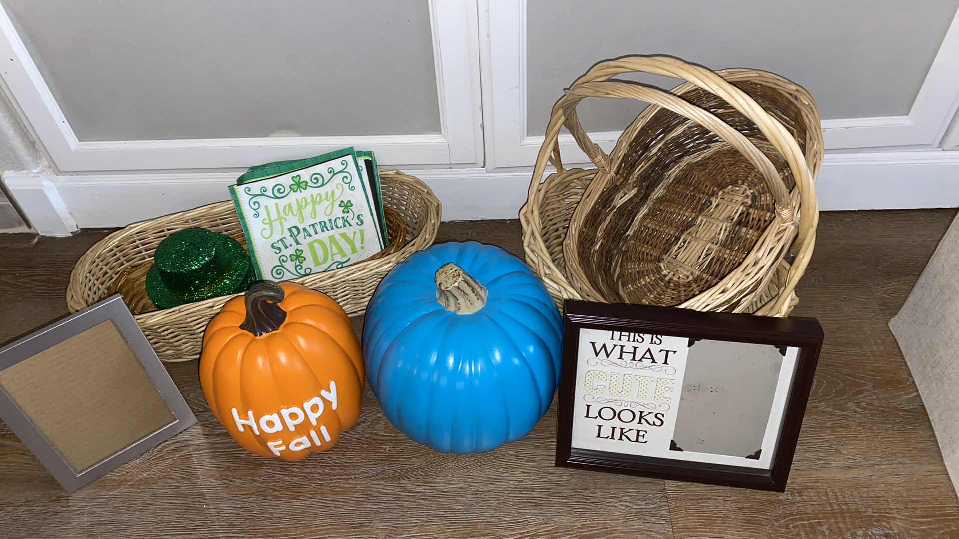 Photo 2 of BASKETS FRAMES AND FALL DECOR