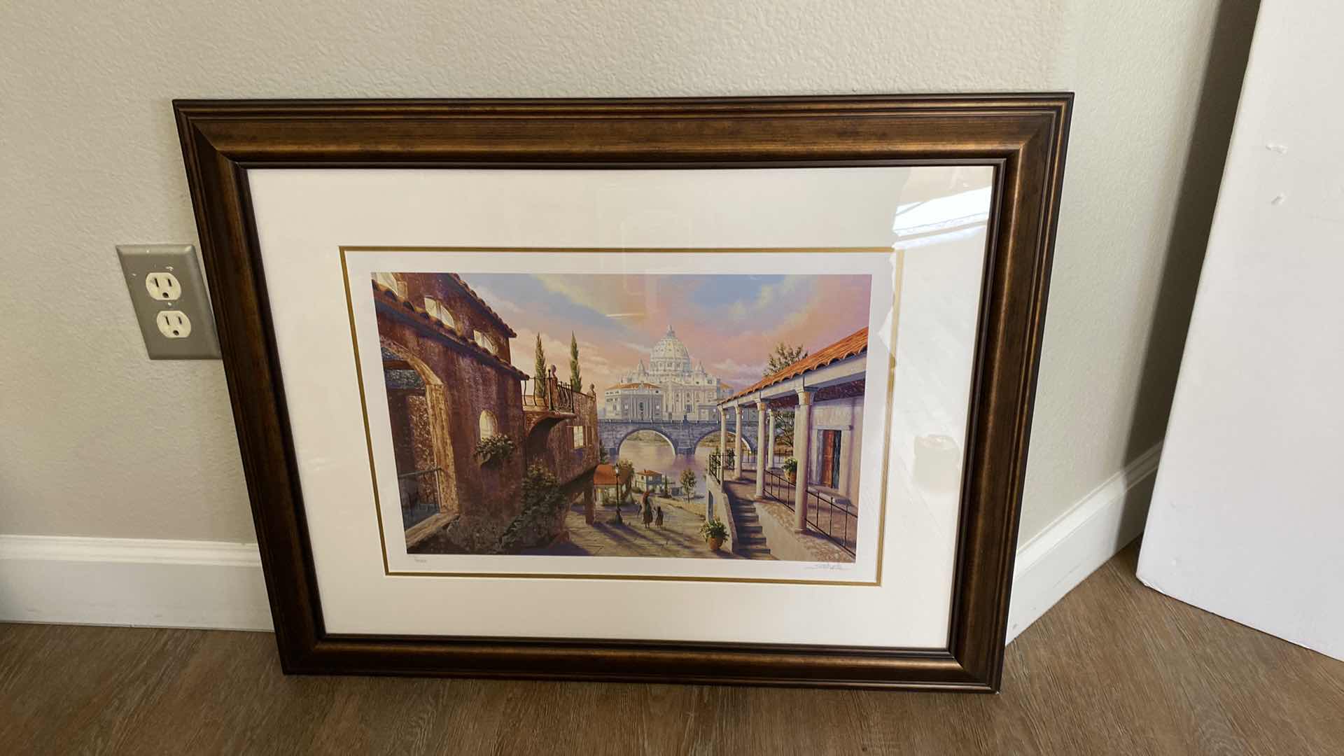 Photo 1 of $395 COA FRAMED “SUNDAY IN ROME” SIGNED 714/2250 BY KEN SHOTWELL ARTWORK 29” x 23”