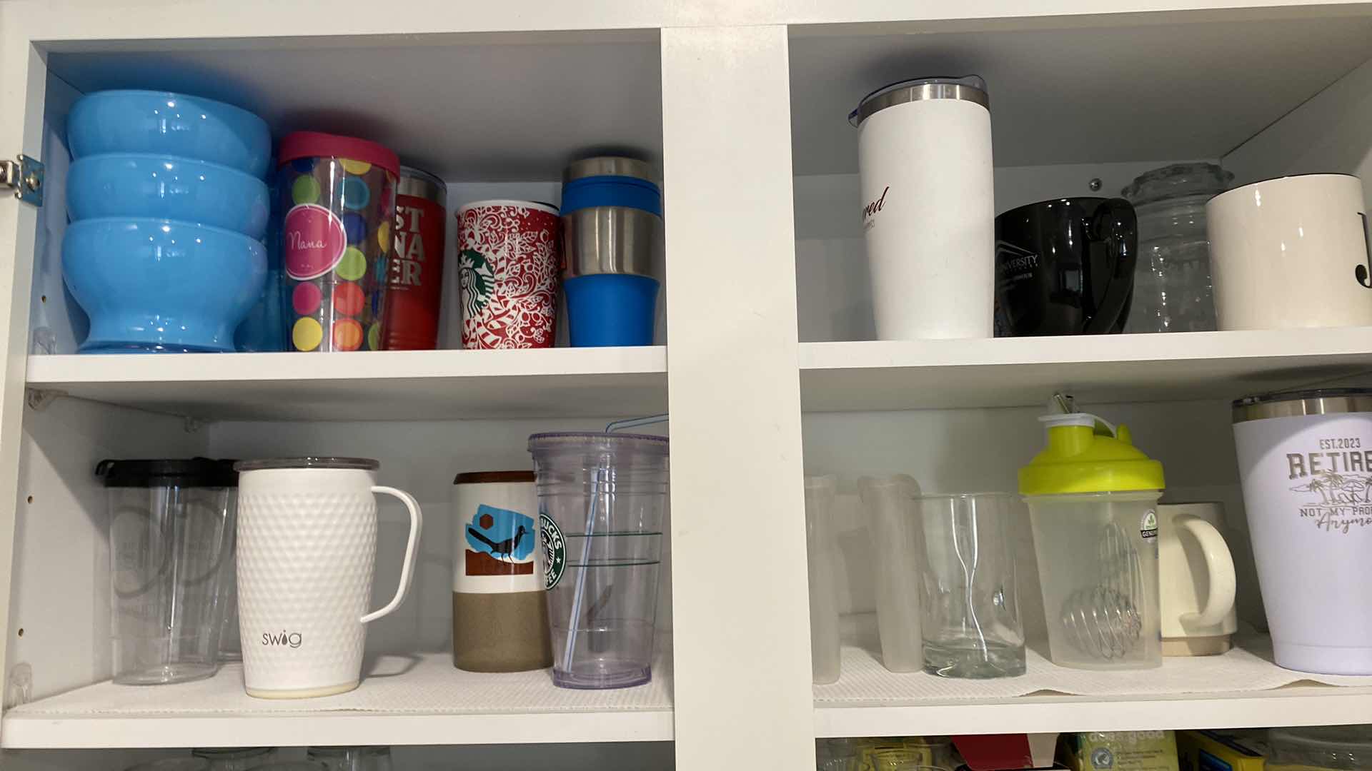 Photo 1 of CONTENTS KITCHEN CABINET MUGS AND CUPS