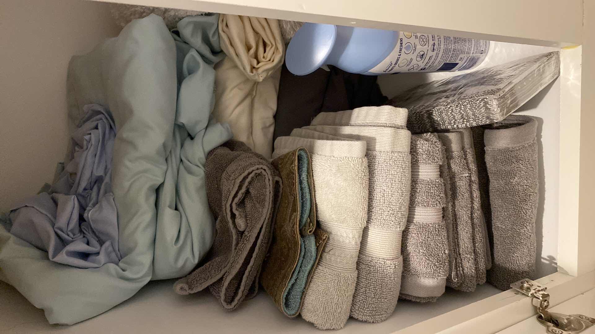 Photo 2 of LINEN CABINET - TOWELS AND SHEETS