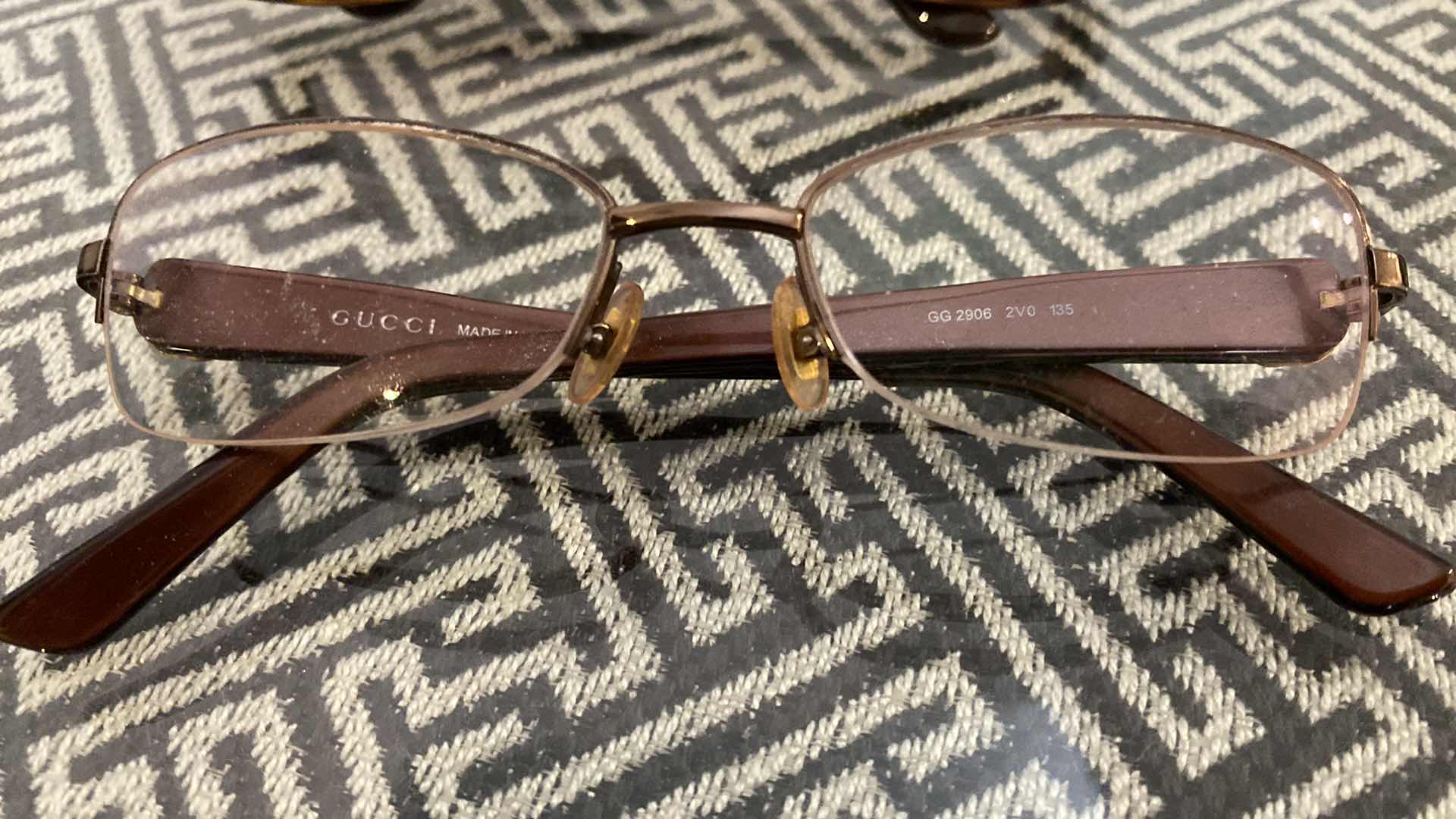 Photo 2 of 2 PAIR GUCCI PRESCRIPTION GLASSES - NO CASES