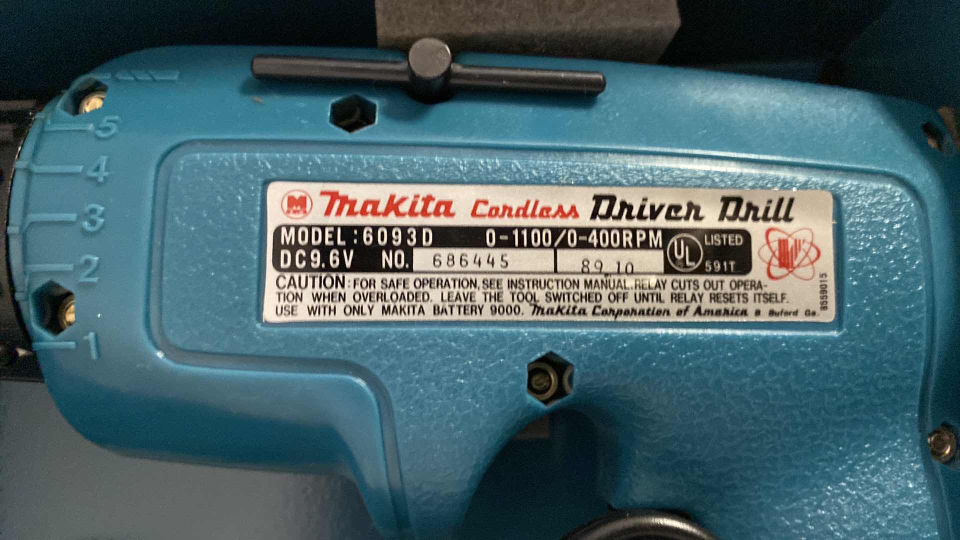 Photo 2 of MAKITA DRILL WITH BATTERY CHARGER