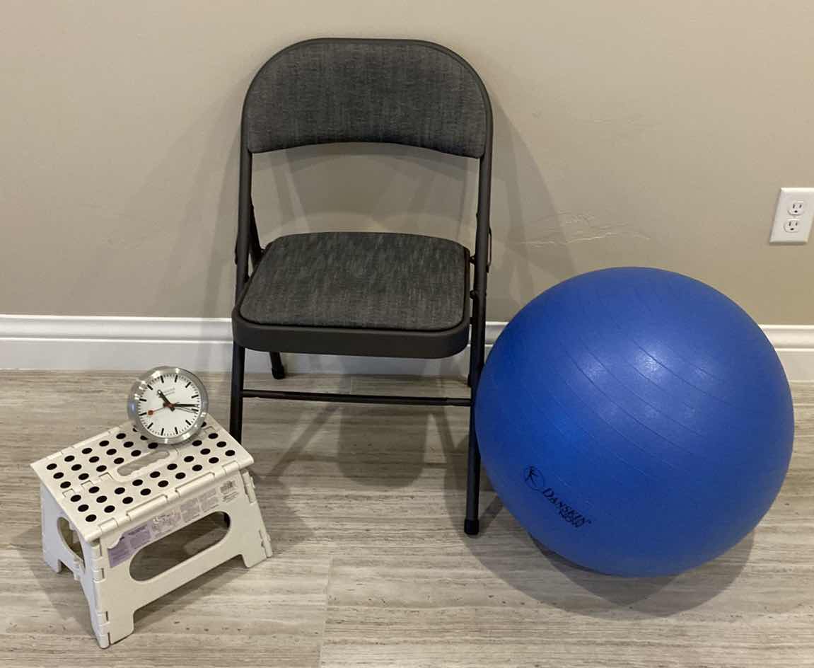 Photo 1 of EXERCISE BALL CHAIR AND MORE