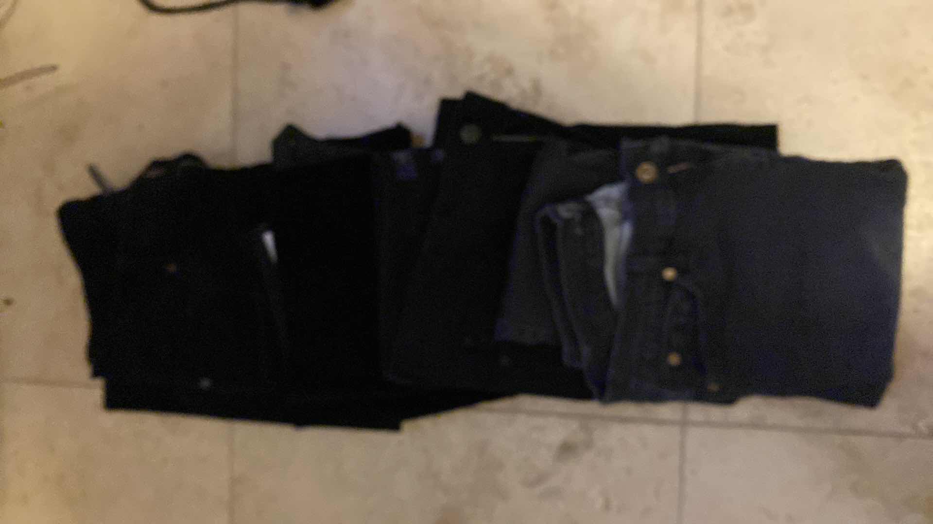 Photo 5 of WOMENS SIZE 6 AND 8 JEANS, TOPS AND ATHLETIC PANTS
