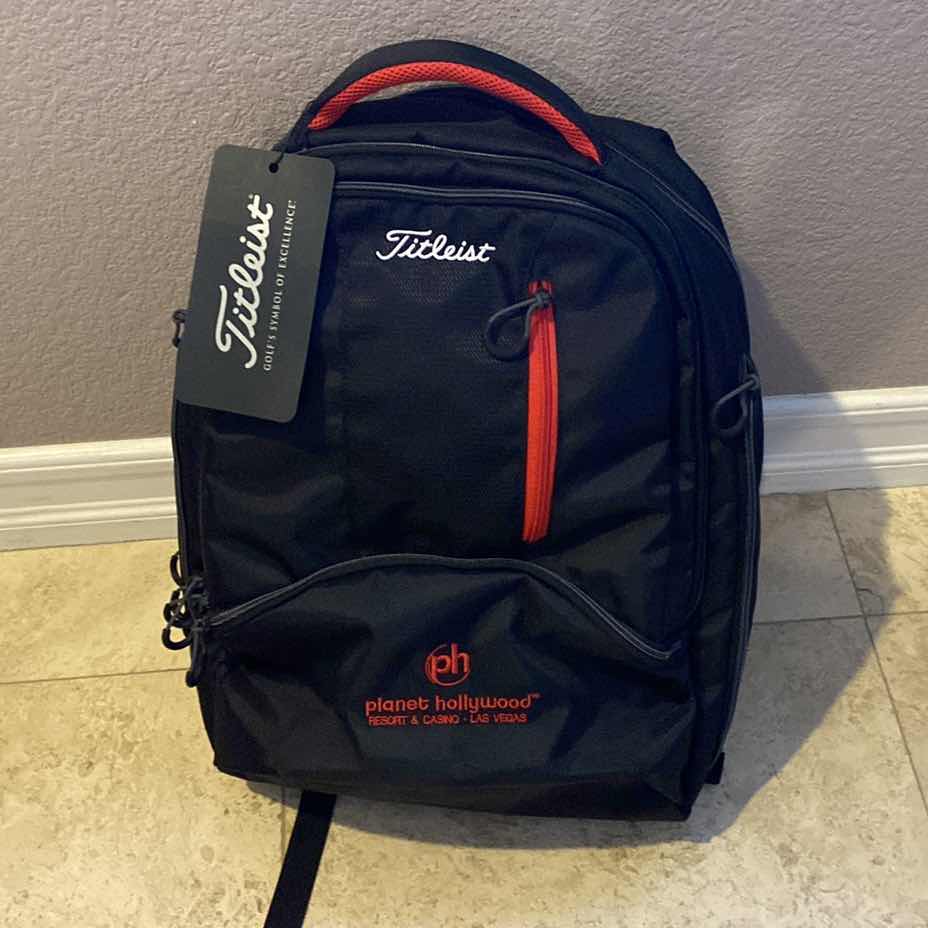 Photo 1 of $120 TITLEIST PLANET HOLLYWOOD BACKPACK NEW WITH TAG