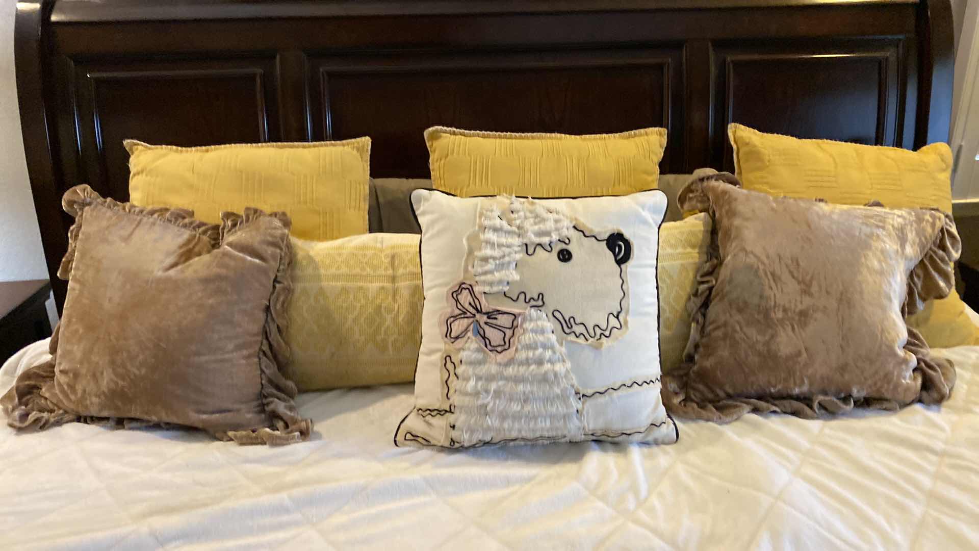 Photo 1 of TOSS PILLOWS IN BEDROOM