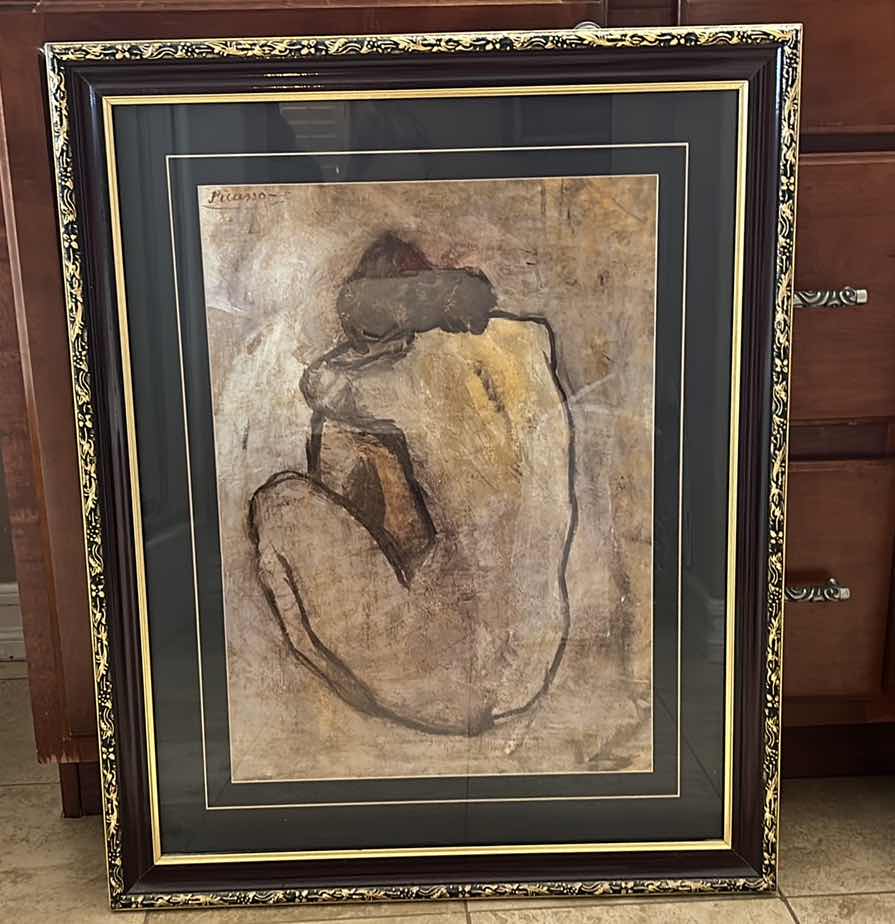 Photo 1 of WALL DECOR, PICASSO NUDE ARTWORK 25 1/2” x 32”