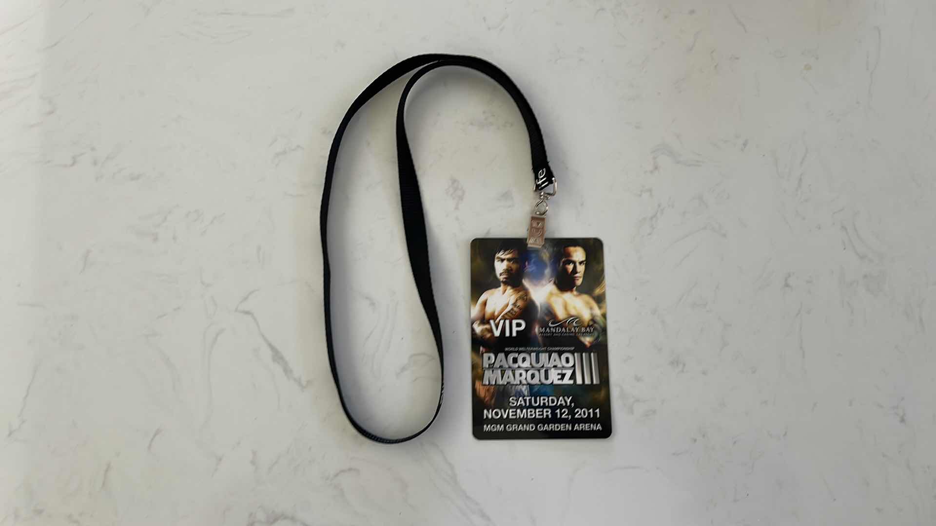 Photo 1 of PACQUIAO MARQUEZ III VIP LANYARD