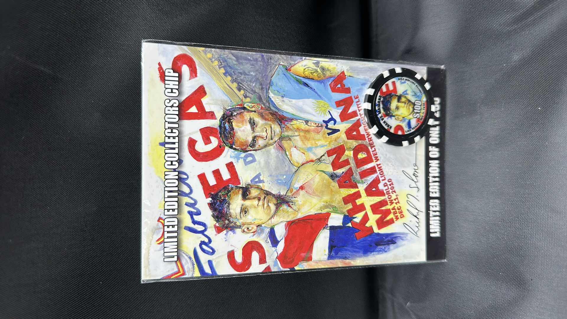 Photo 1 of KHAN VS MAIDANA LIMITED EDITION $100 COLLECTORS COIN NUMBERED 142/250