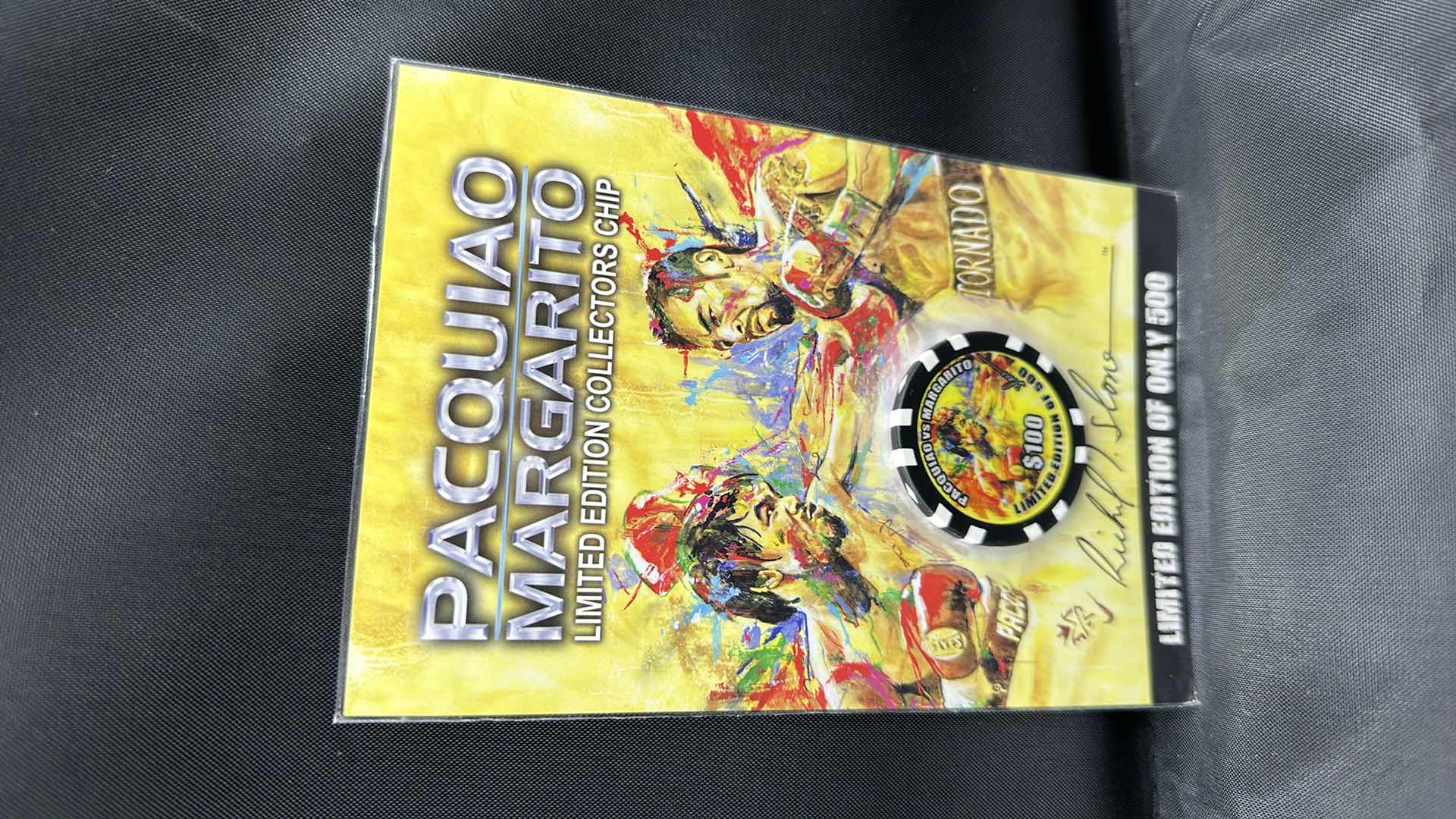 Photo 1 of PACQUIAO VS MARGARITO LIMITED EDITION $100 COLLECTORS COIN NUMBERED 155/500