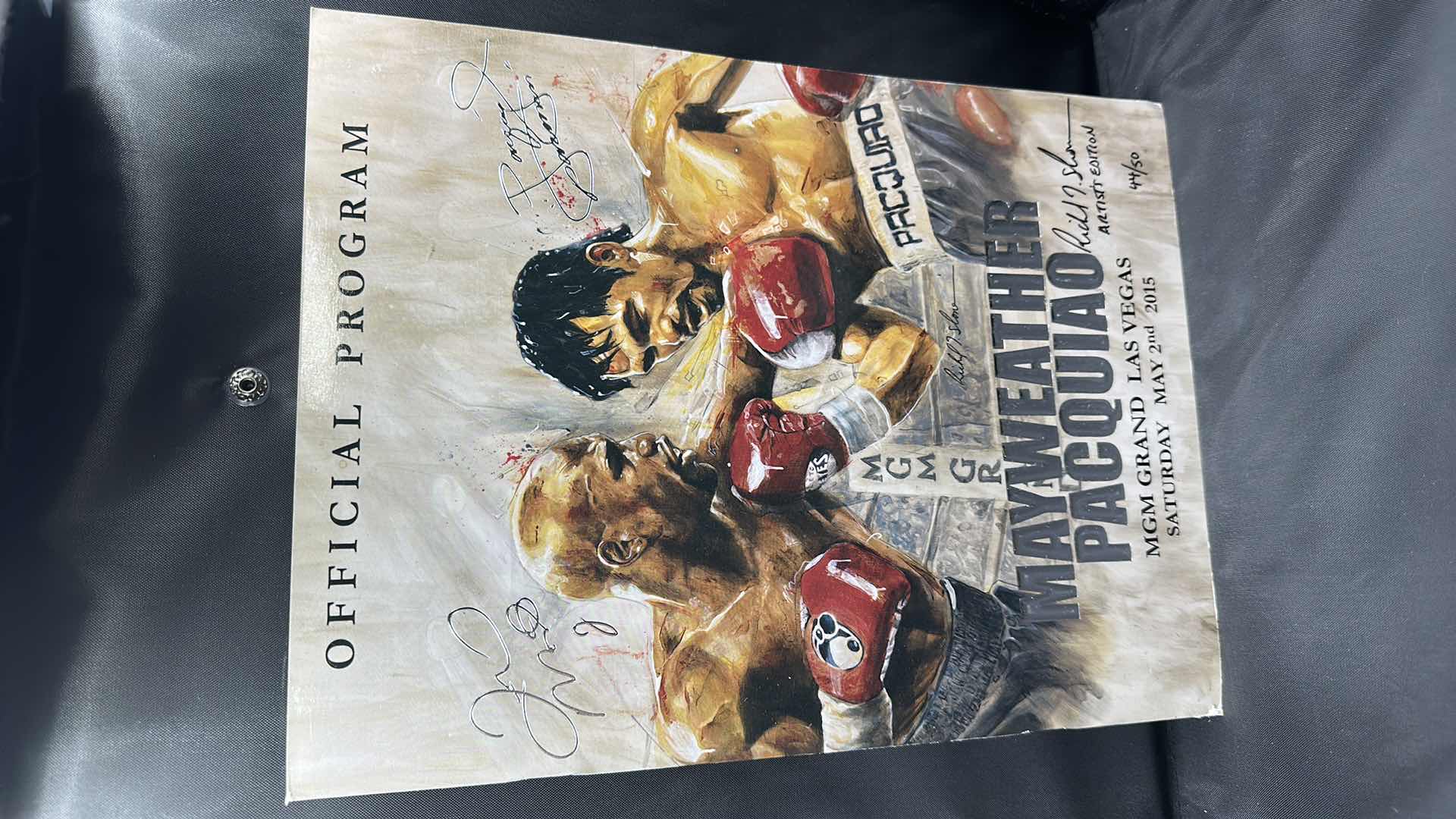 Photo 1 of PACQUIAO VS MAYWEATHER OFFICIAL FIGHT PROGRAM