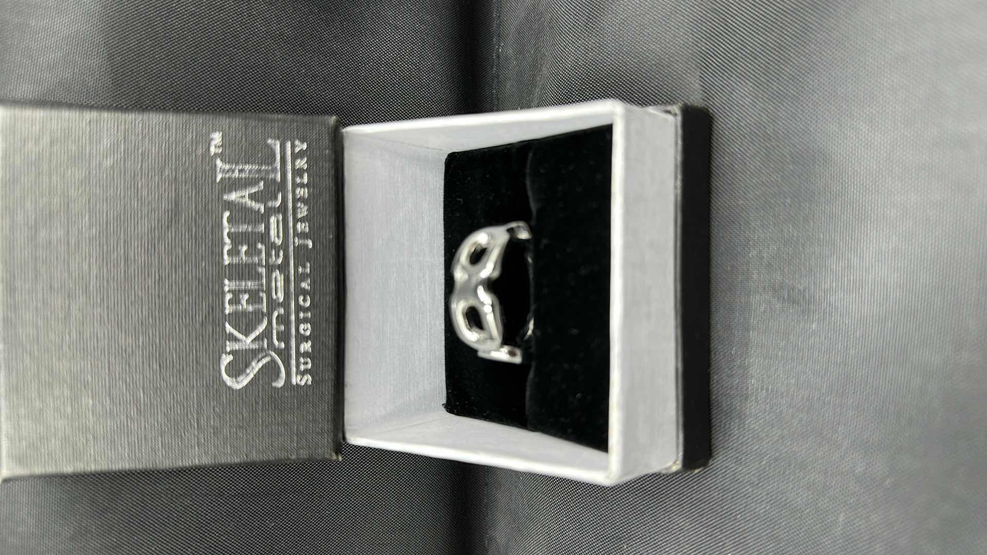 Photo 2 of SKELETAL METAL RING