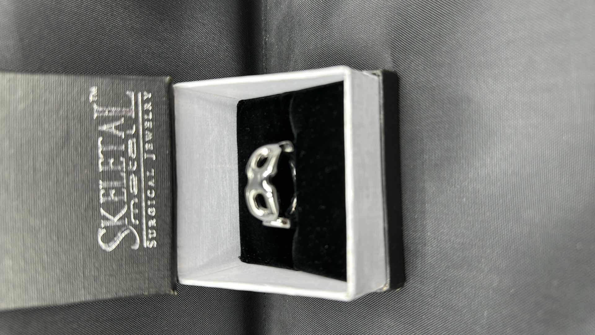 Photo 2 of SKELETAL METAL RING