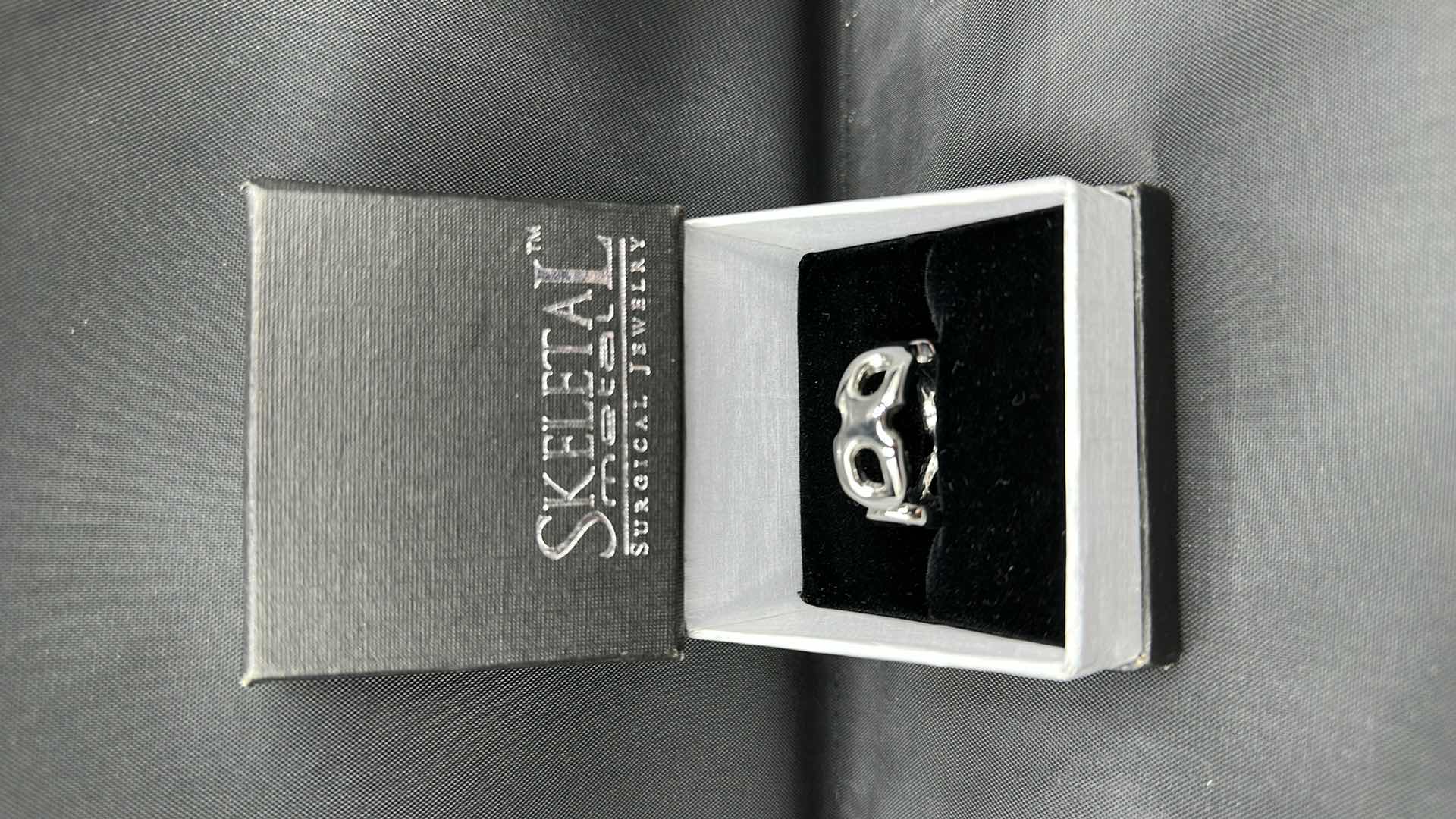 Photo 1 of SKELETAL METAL RING