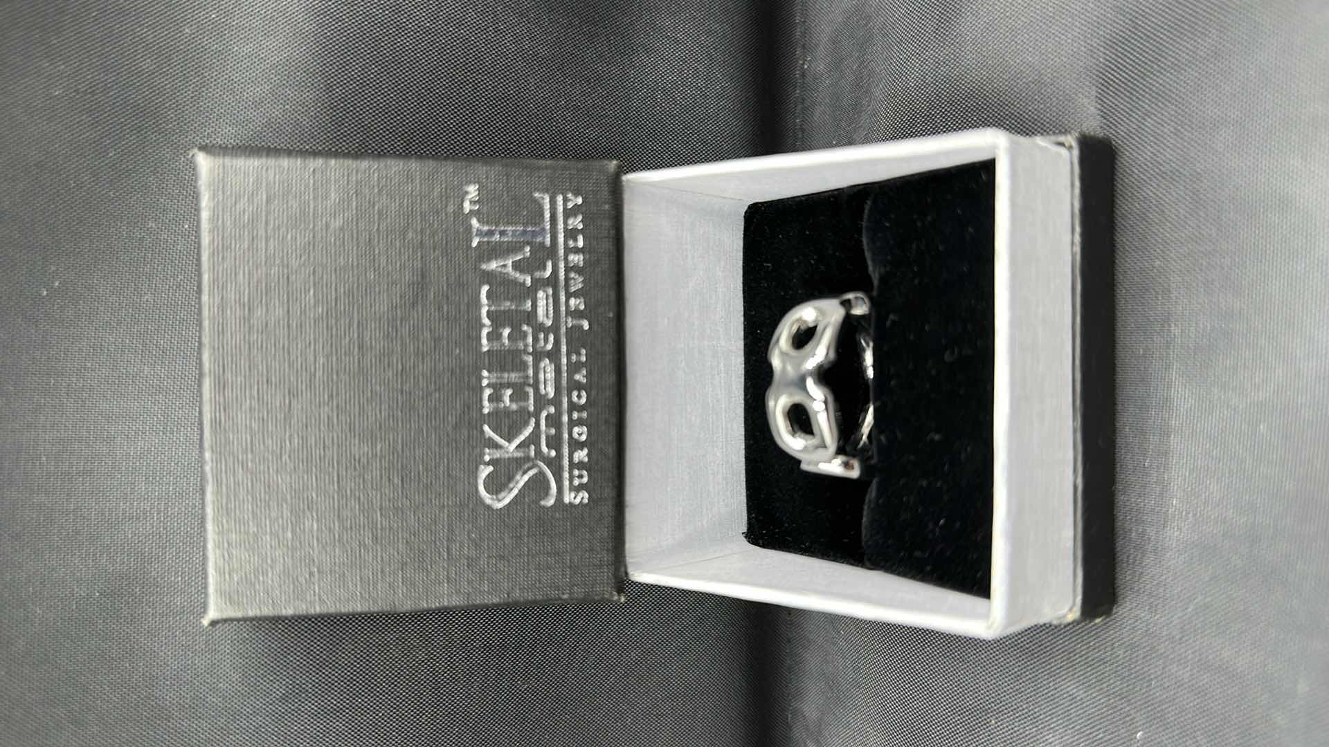 Photo 1 of SKELETAL METAL RING