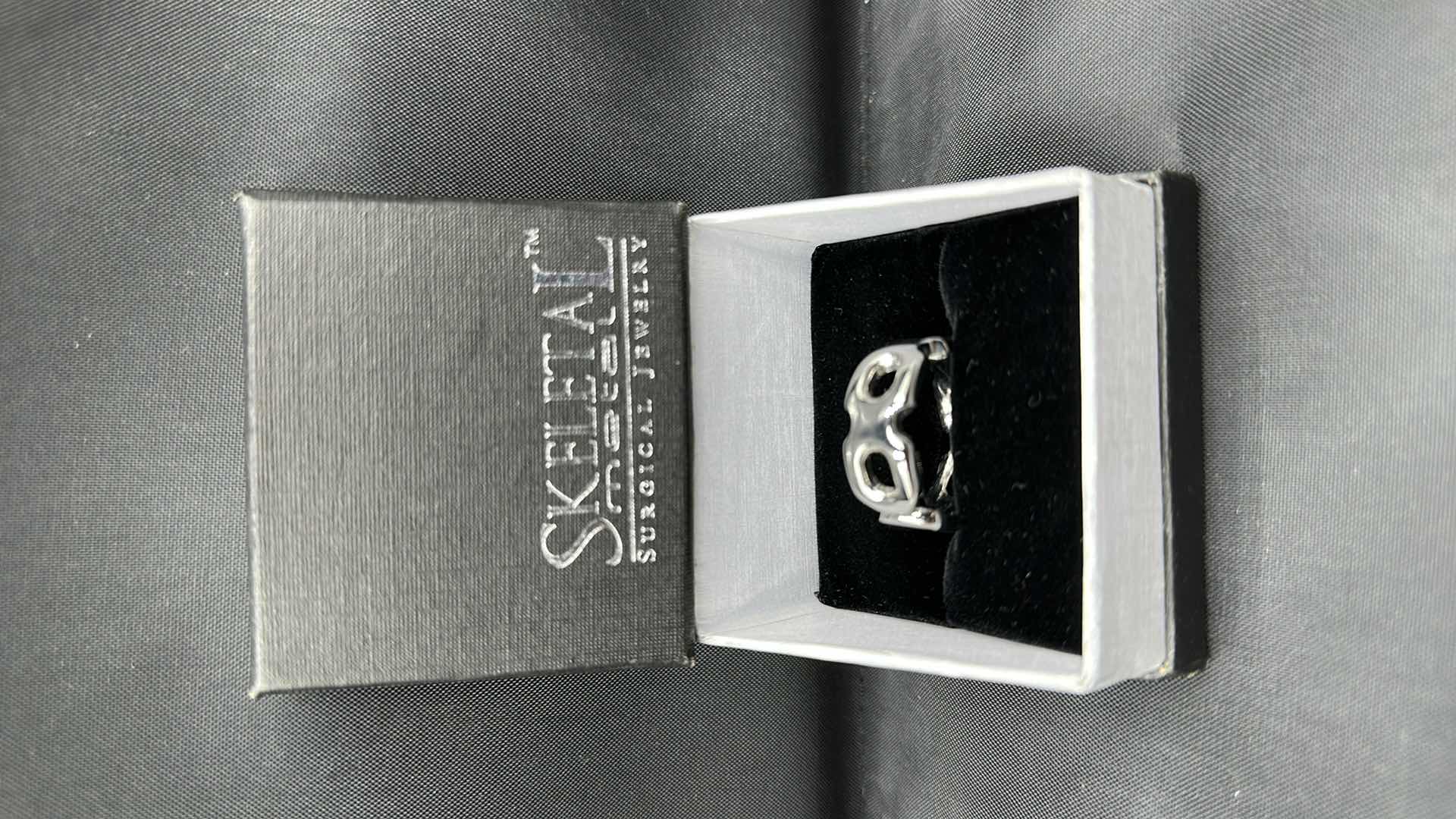 Photo 1 of SKELETAL METAL RING