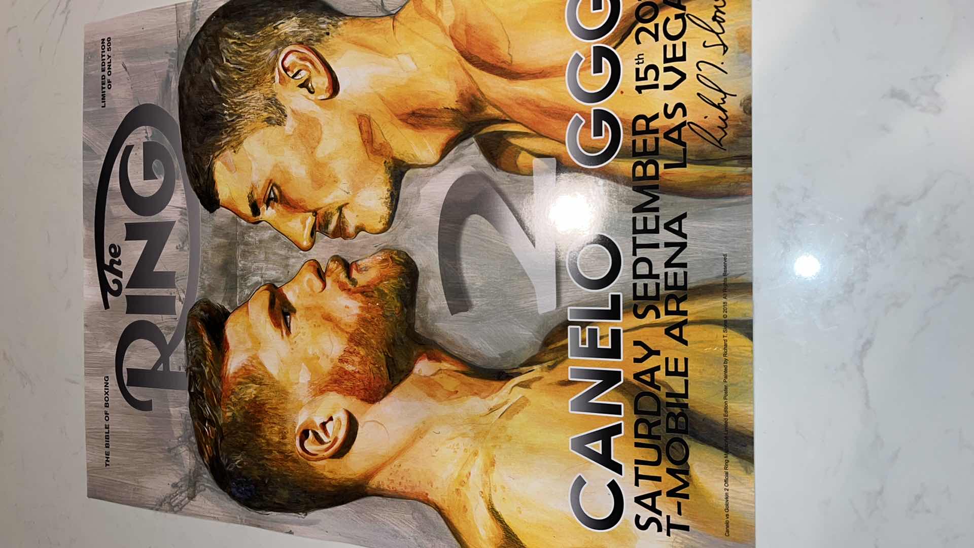 Photo 1 of CANELO VS GGG II FIGHT POSTER W 18IN H 2 FT