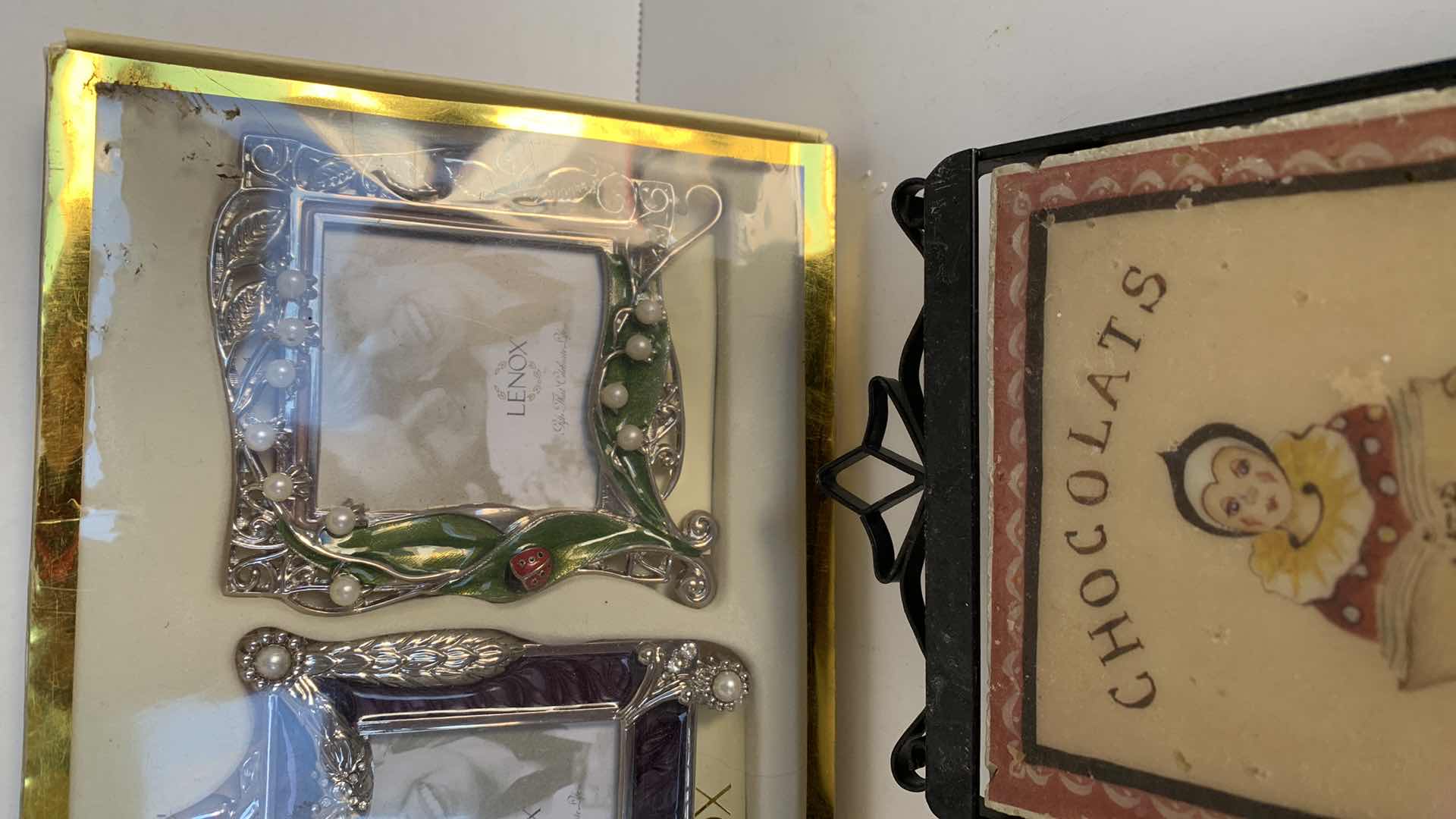 Photo 4 of LENOX MINI PICTURE FRAME SET AND FRENCH INSPIRED PLAQUES