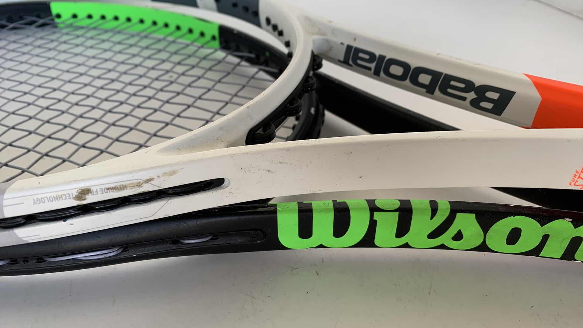 Photo 2 of WILSON AND BABOLAT STRIKE TENNIS RAQUETS