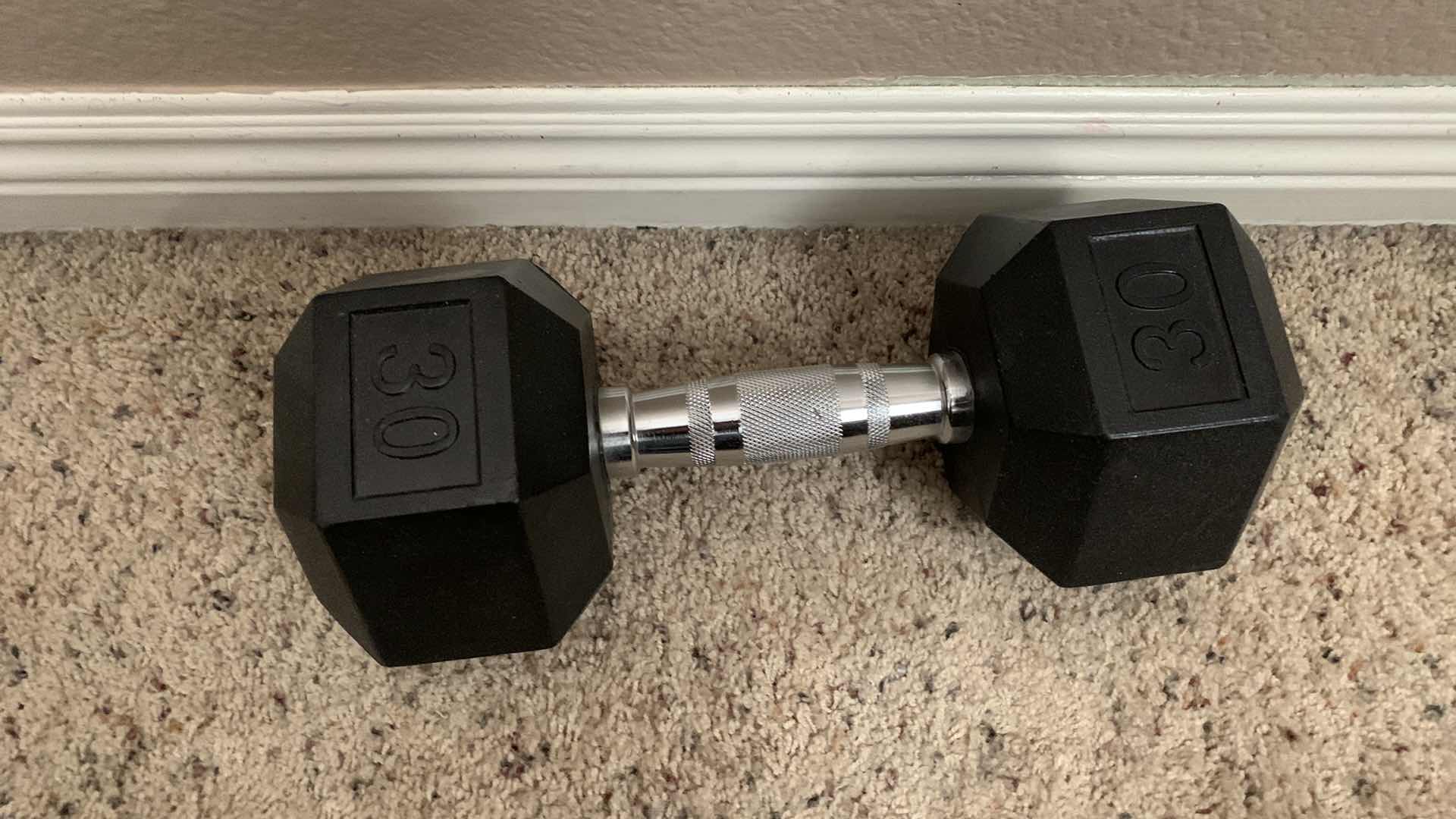 Photo 1 of THIRTY POUND DUMBBELL