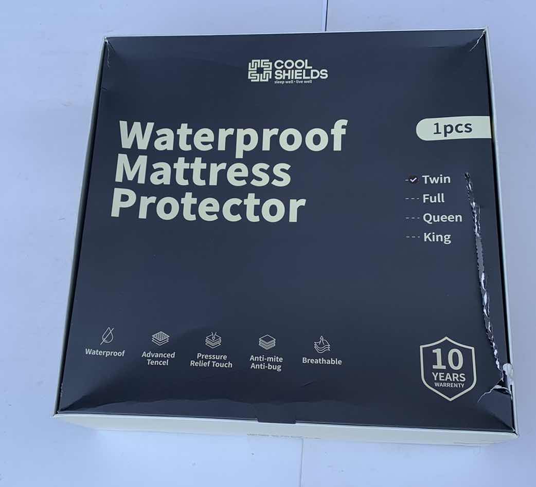 Photo 1 of COOL SHIELDS WATERPROOF TWIN MATTRESS PROTECTOR