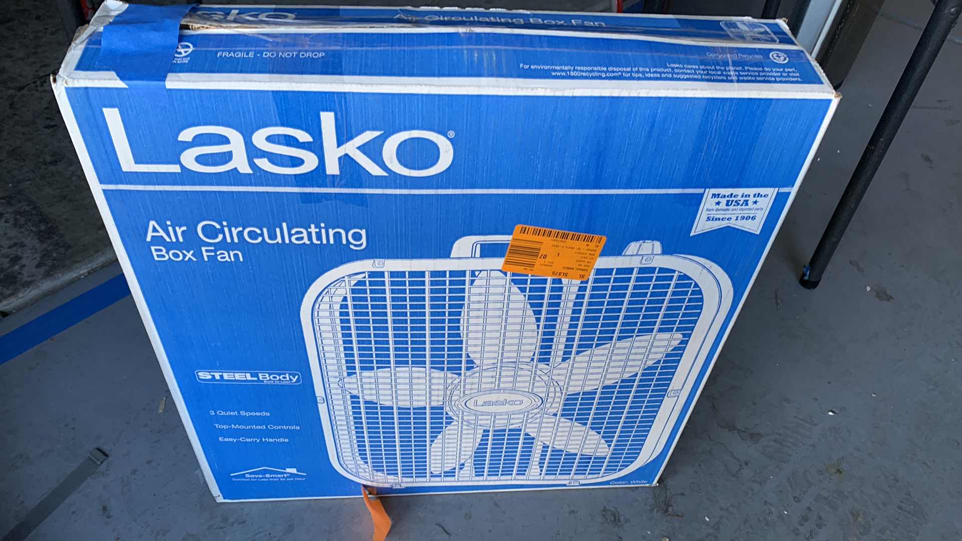 Photo 1 of LASKO 20” BOX FAN