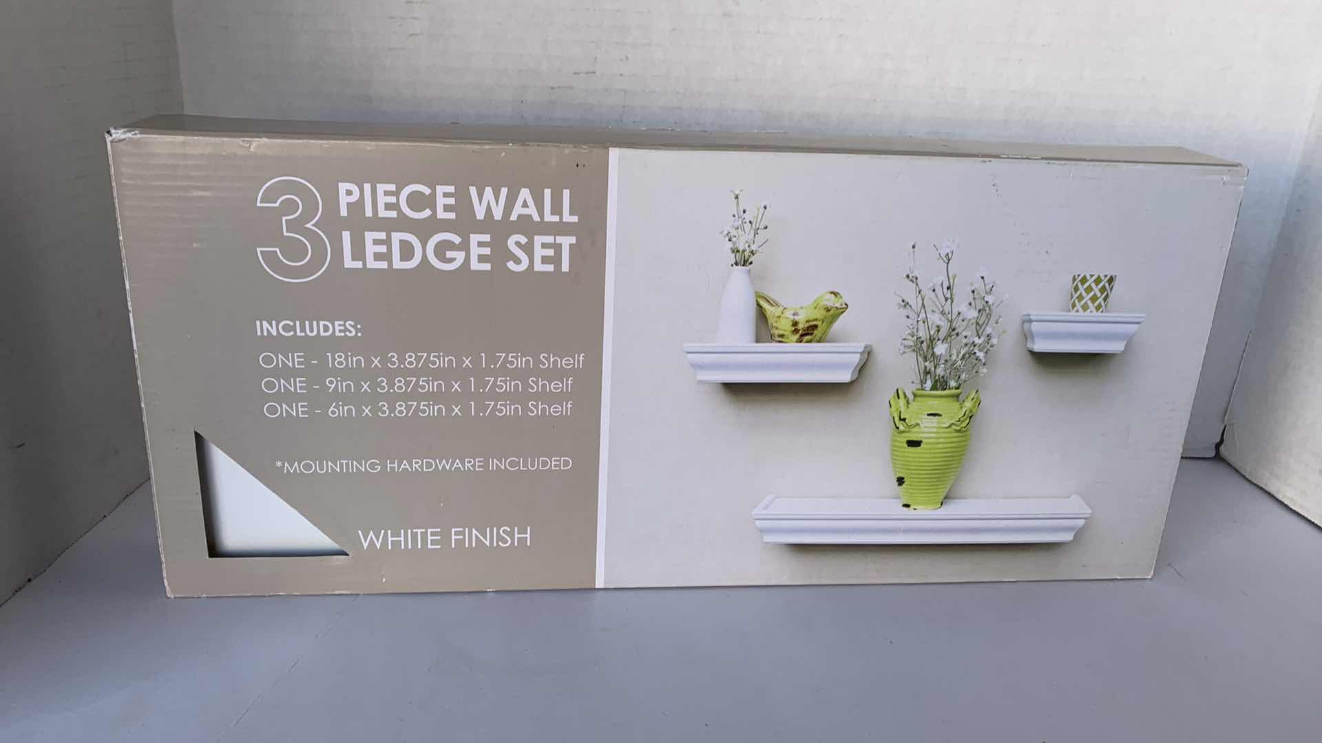 Photo 1 of THREE PIECE WALL LEDGE SHELF SET