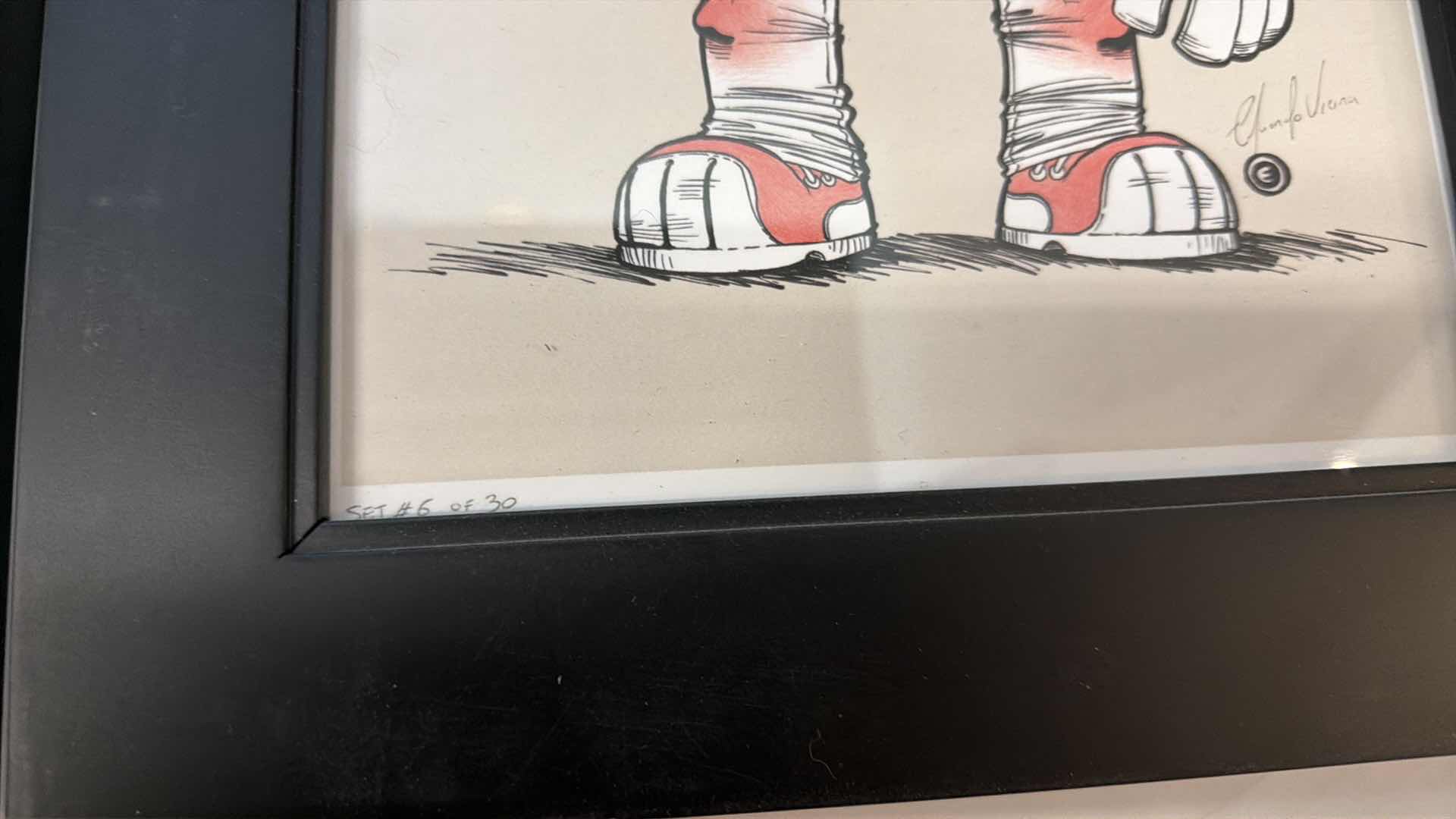 Photo 1 of 2- BLACK FRAMED " SUPER YAKZA BROTHERS" LIMITED EDITION ART