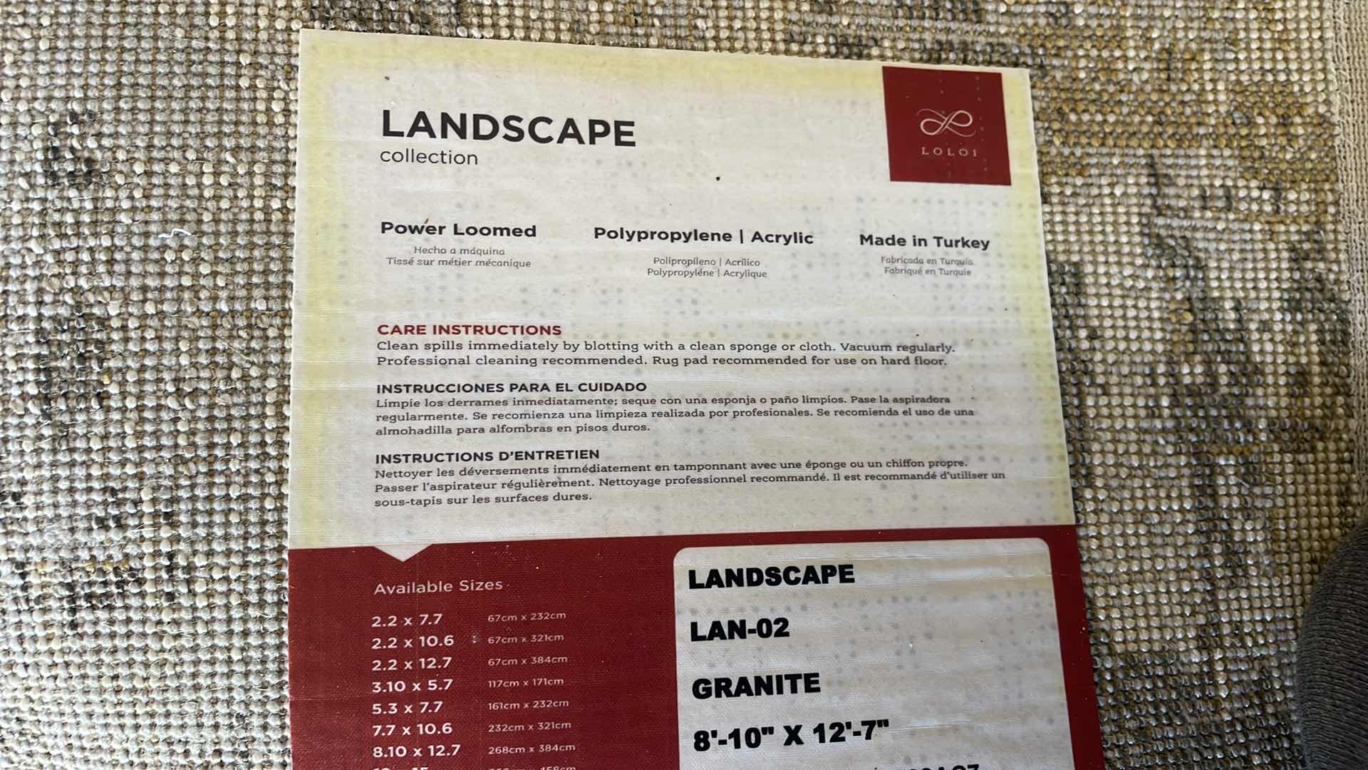 Photo 7 of LOLOI LANDSCAPE RUG GRANITE 15’ X 16’