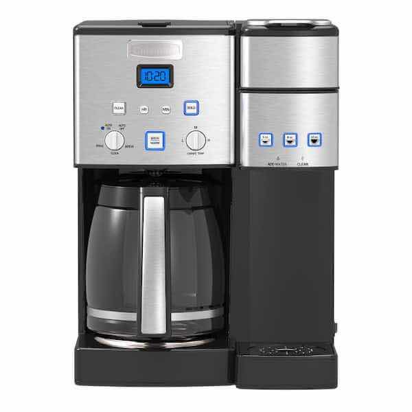 Photo 1 of CUISINART 12-CUP COFFEE CENTER STAINLESS STEEL COFFEE MAKER AND SINGLE-SERVE BREWER