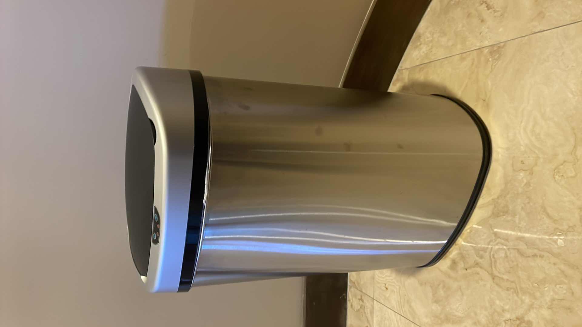 Photo 2 of STAINLESS TRASH CAN NO DENTS 13 GALLON