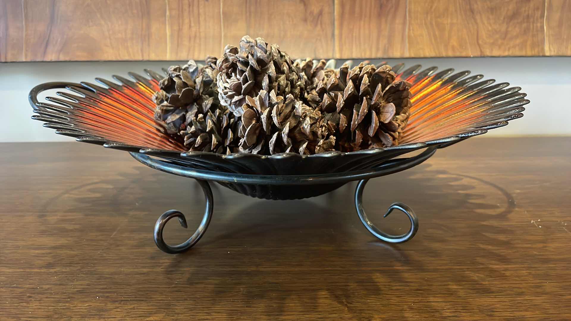 Photo 2 of HOME DECORATION BOWL 16”DIA WITH CINNAMON PINE CONES