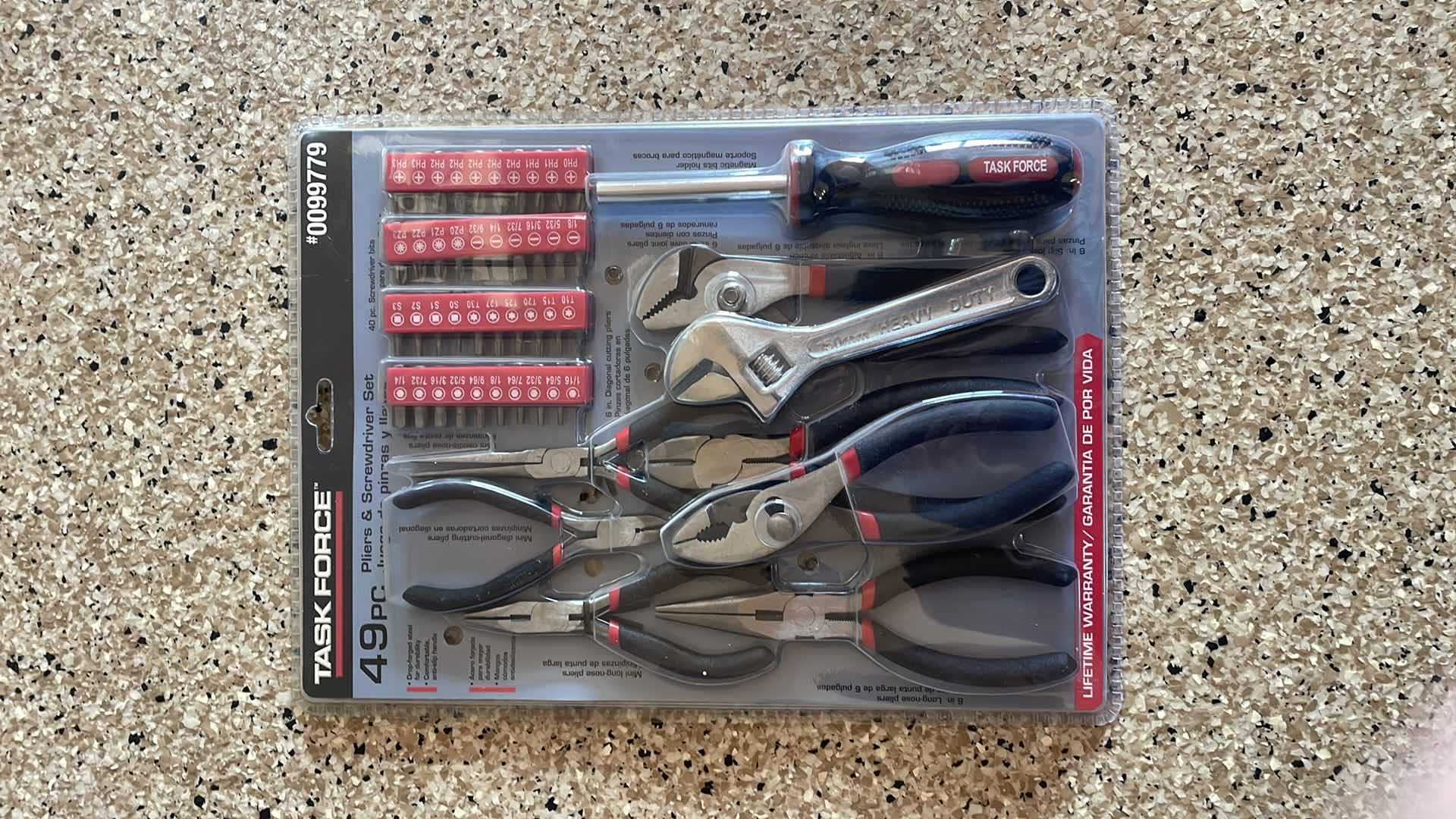 Photo 1 of TASKFORCE 49 PC PLIERS AND SCREWDRIVER SET