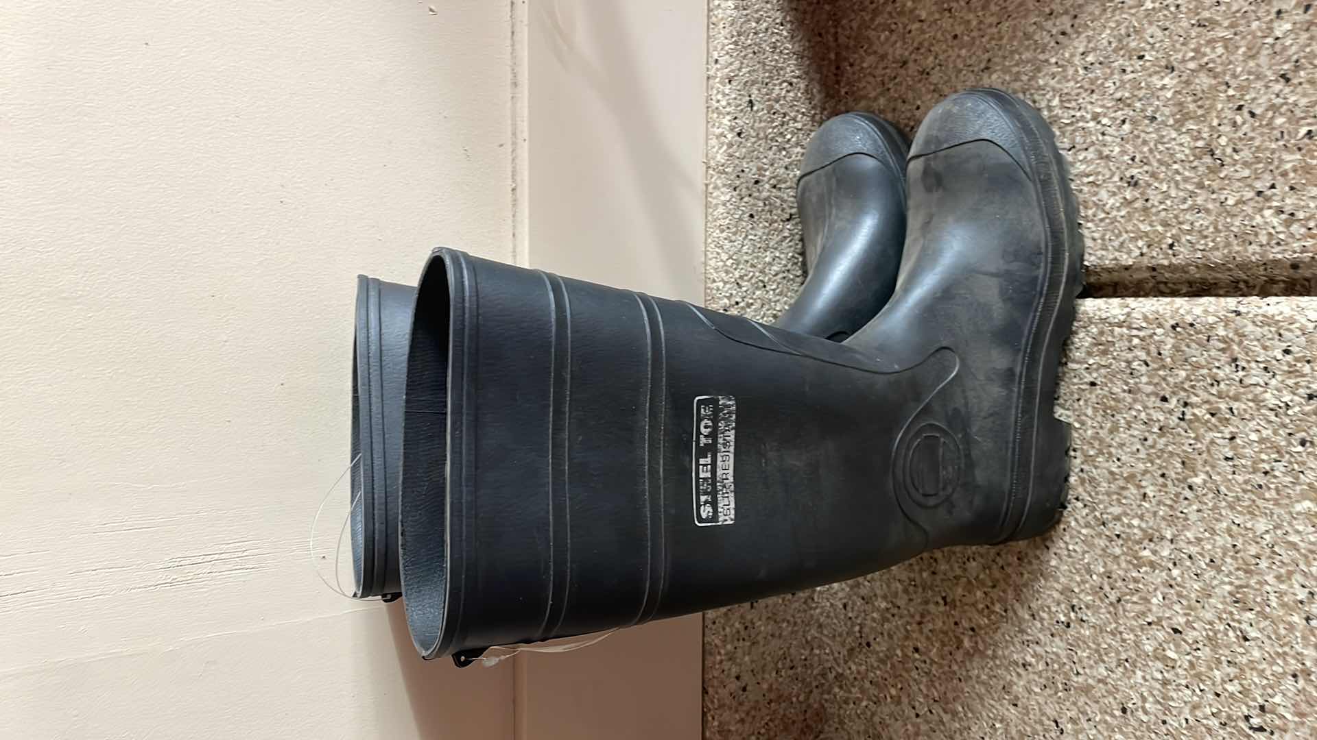 Photo 4 of RUBBER MUCK BOOTS. SIZE 14, STEEL TOE SIZE 9,  STEEL TOE SIZE 13